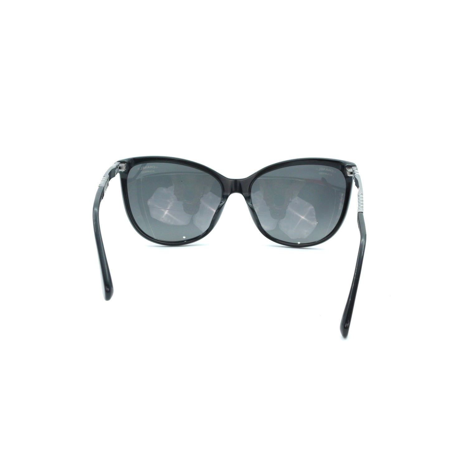 Chanel Chain Temple Cat-Eye Sunglasses [Used]