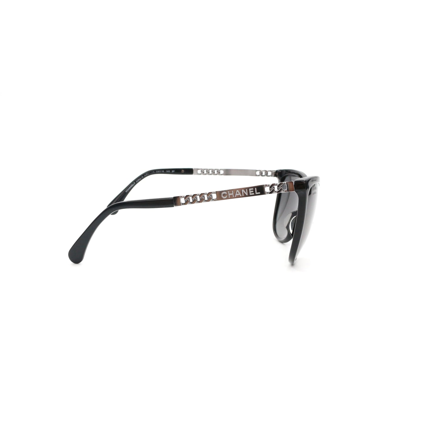 Chanel Chain Temple Cat-Eye Sunglasses [Used]