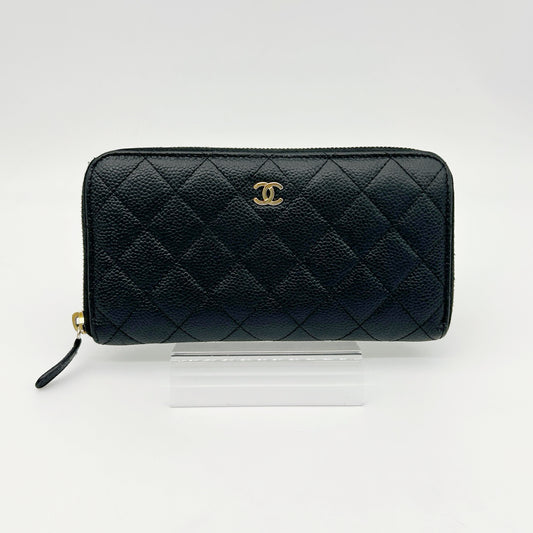 Chanel Classic Zip Around Long Wallet [Used]