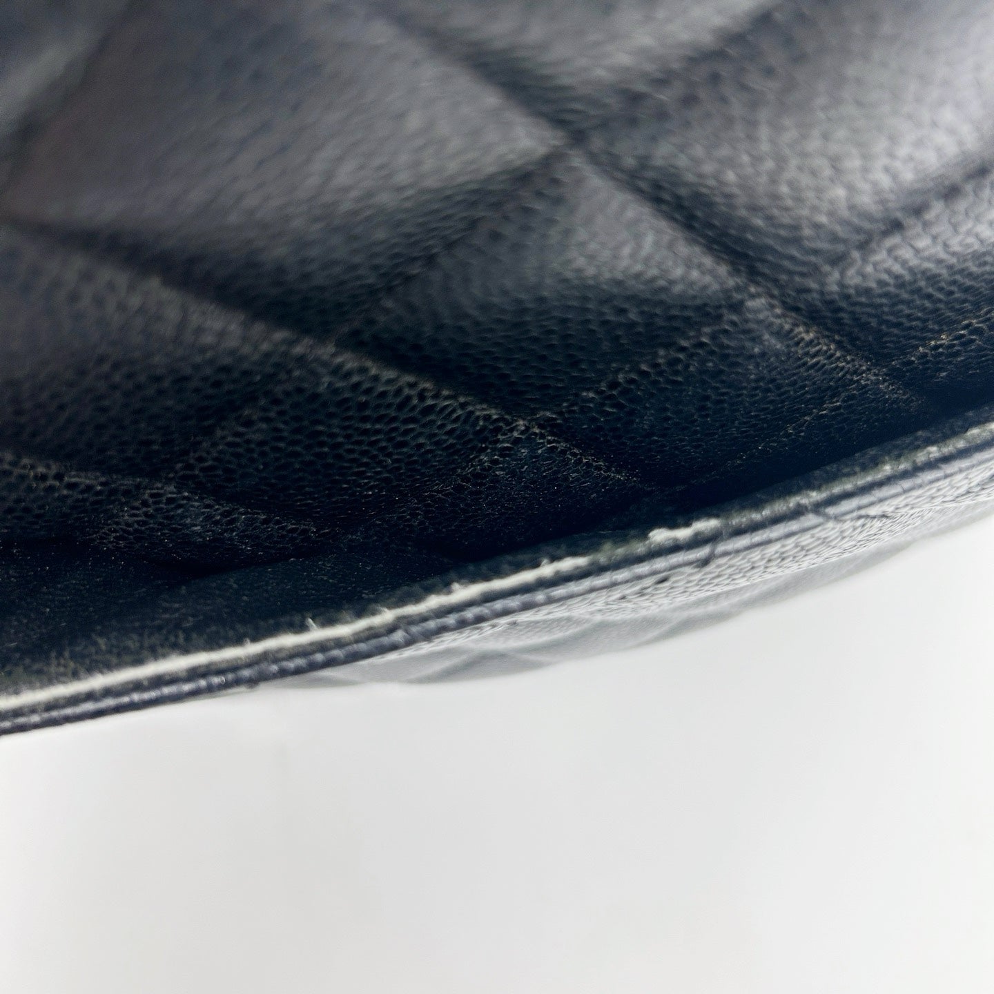 Chanel Black Caviar Leather Medallion Tote Bag [Used]