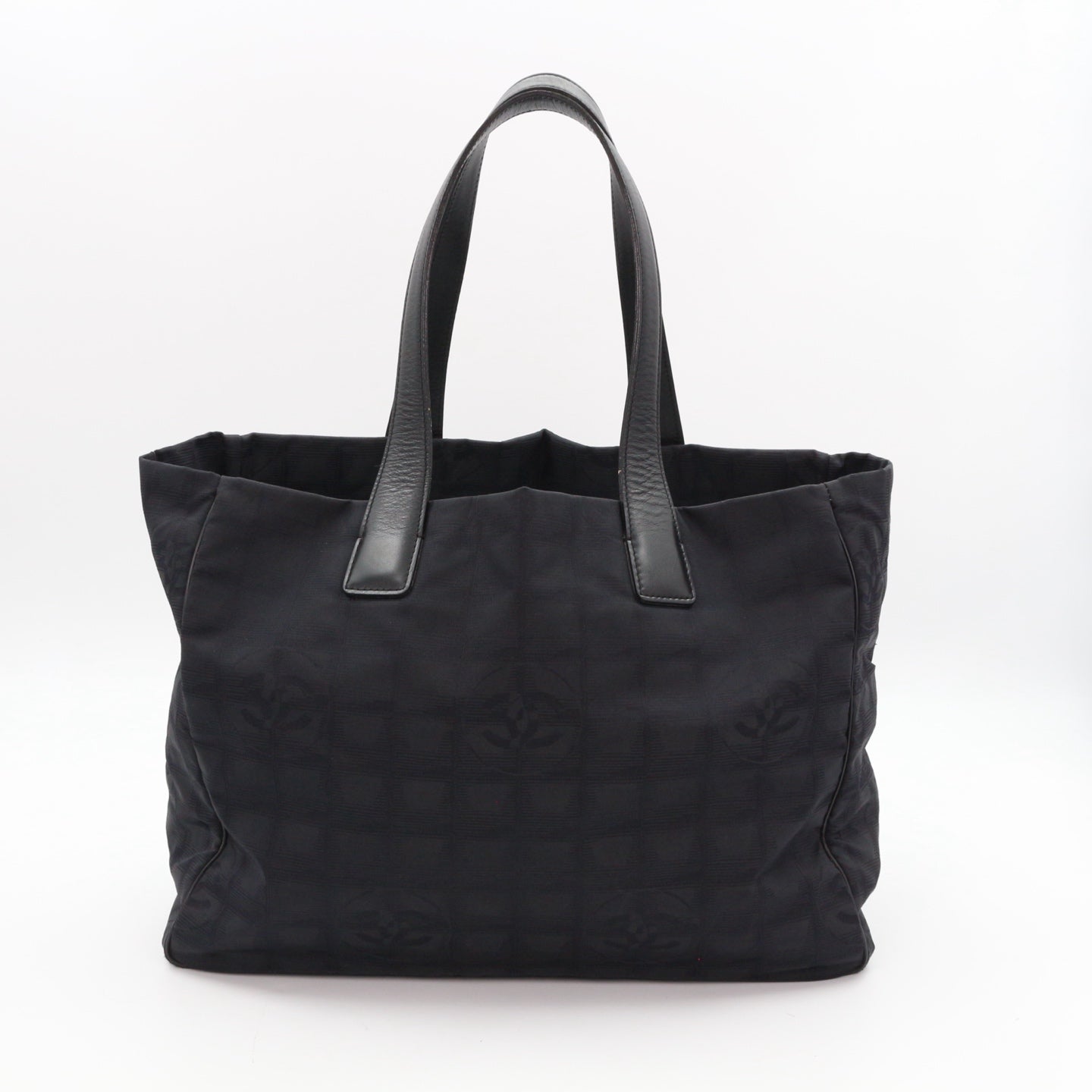 Chanel Black New Travel Line Nylon Tote Bag [Used]