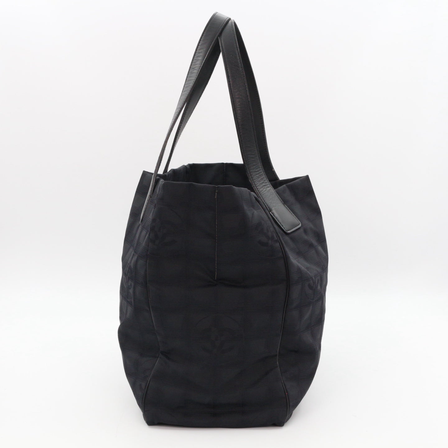 Chanel Black New Travel Line Nylon Tote Bag [Used]