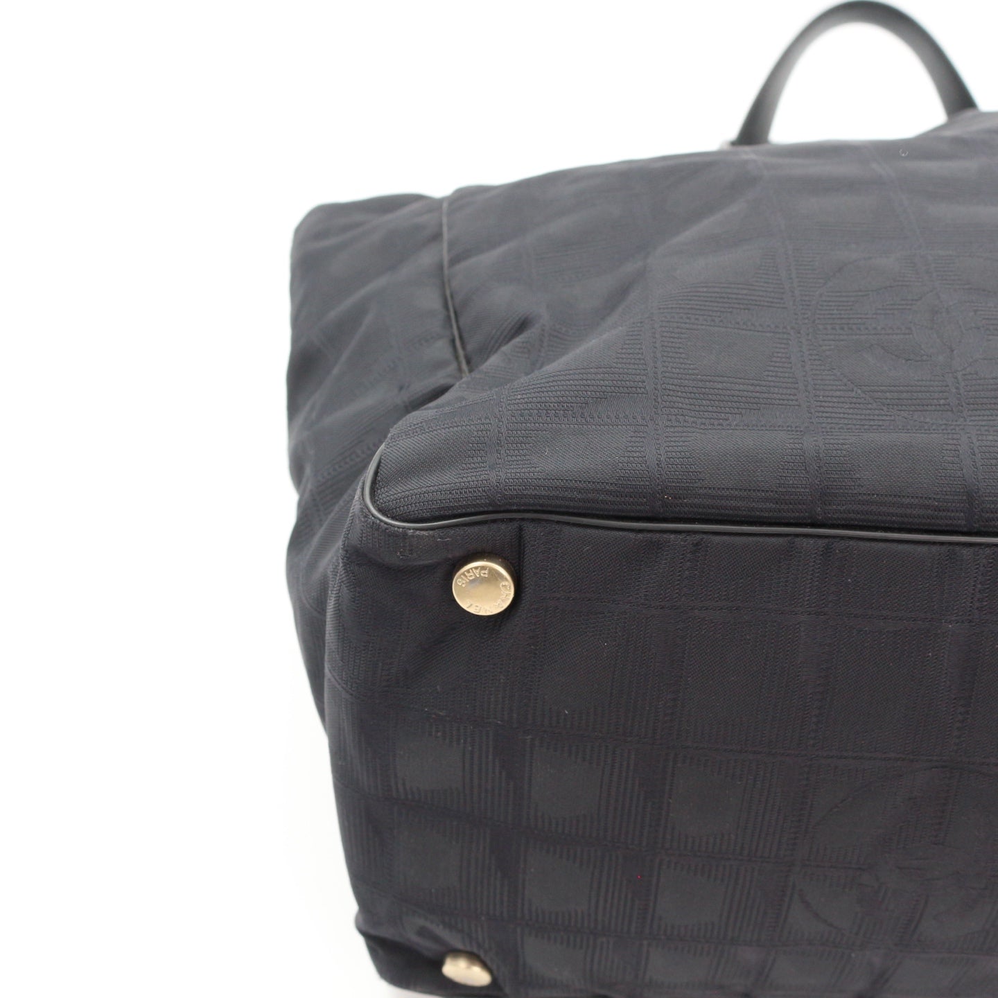 Chanel Black New Travel Line Nylon Tote Bag [Used]