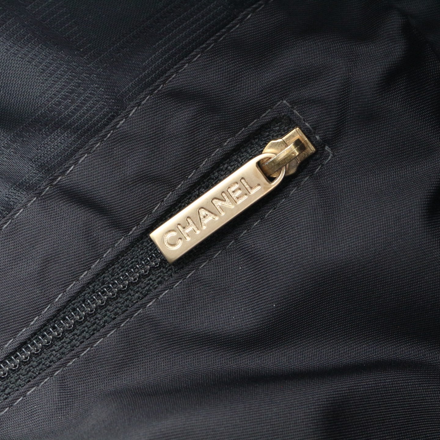 Chanel Black New Travel Line Nylon Tote Bag [Used]
