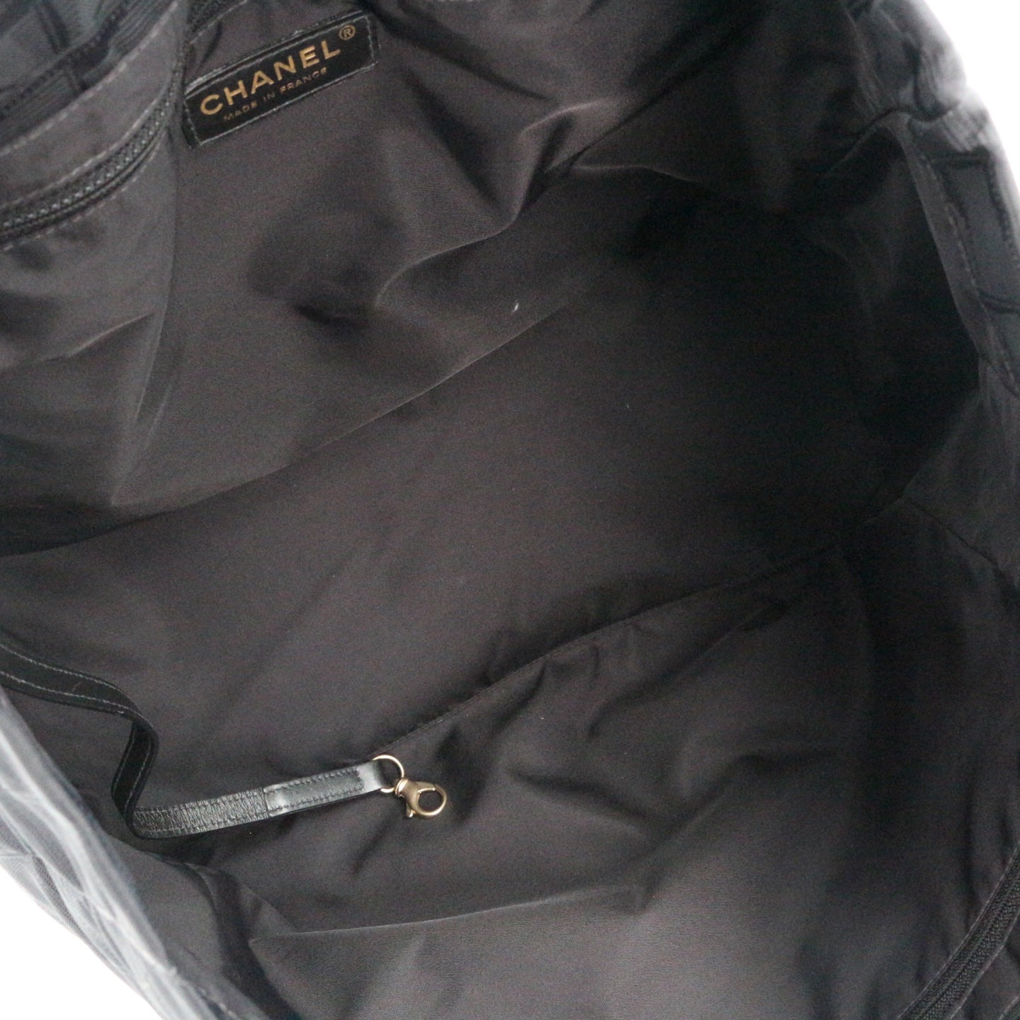 Chanel Black New Travel Line Nylon Tote Bag [Used]