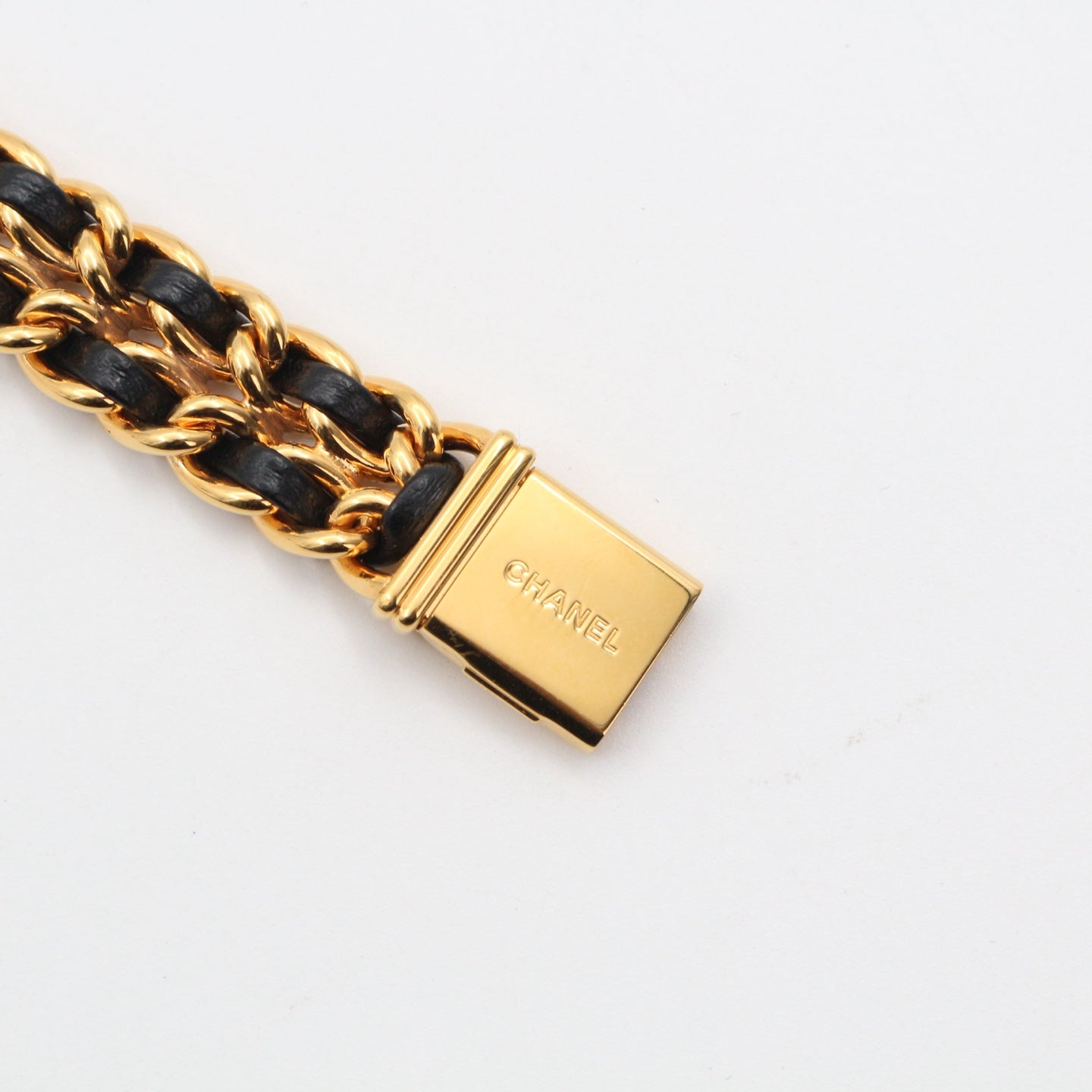 Chanel Première Black and Gold M Size Watch [Used]
