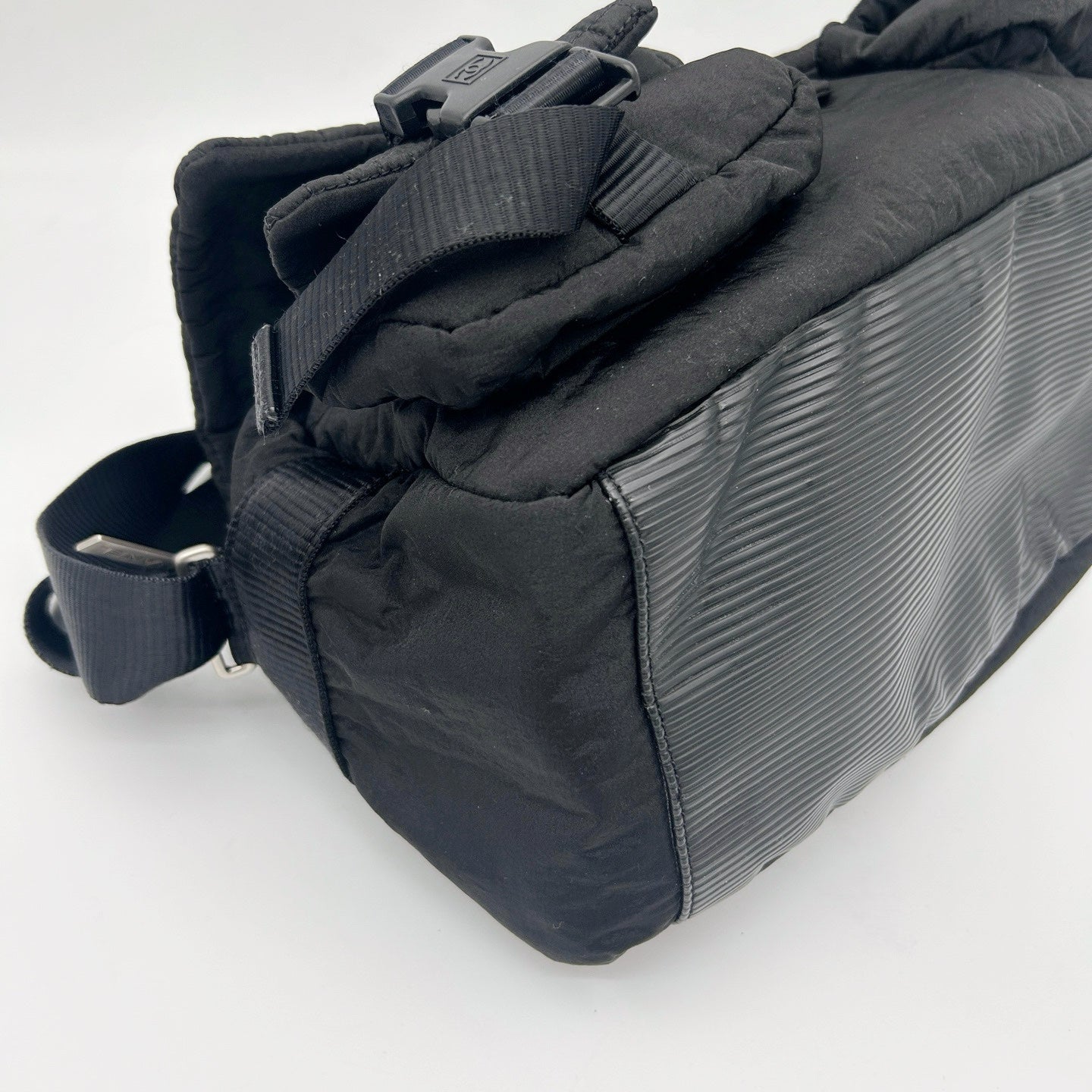 Chanel Black Nylon Sports Line Messenger Bag [Used]