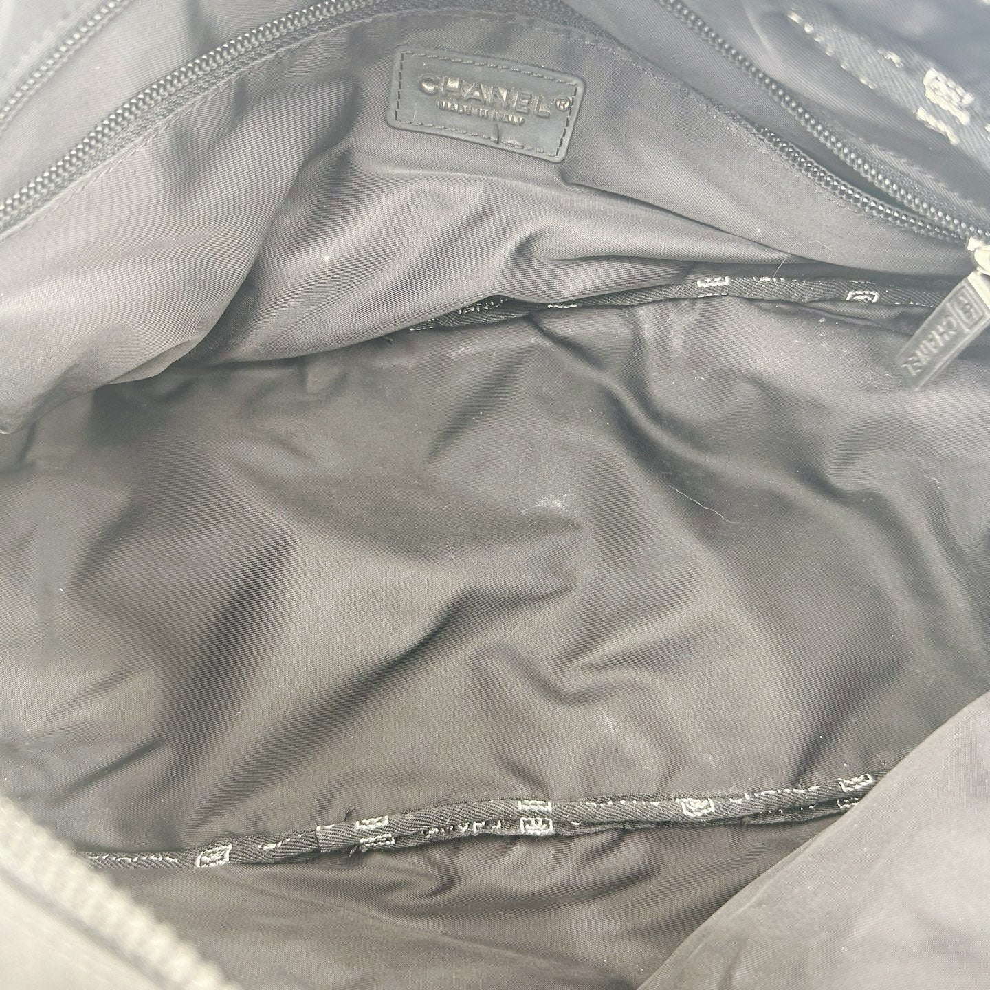 Chanel Black Nylon Sports Line Messenger Bag [Used]