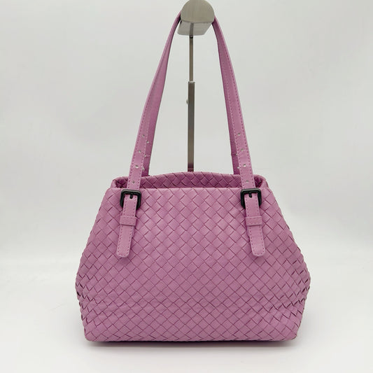 Bottega Veneta Purple Intrecciato Shoulder Tote Bag [Used]