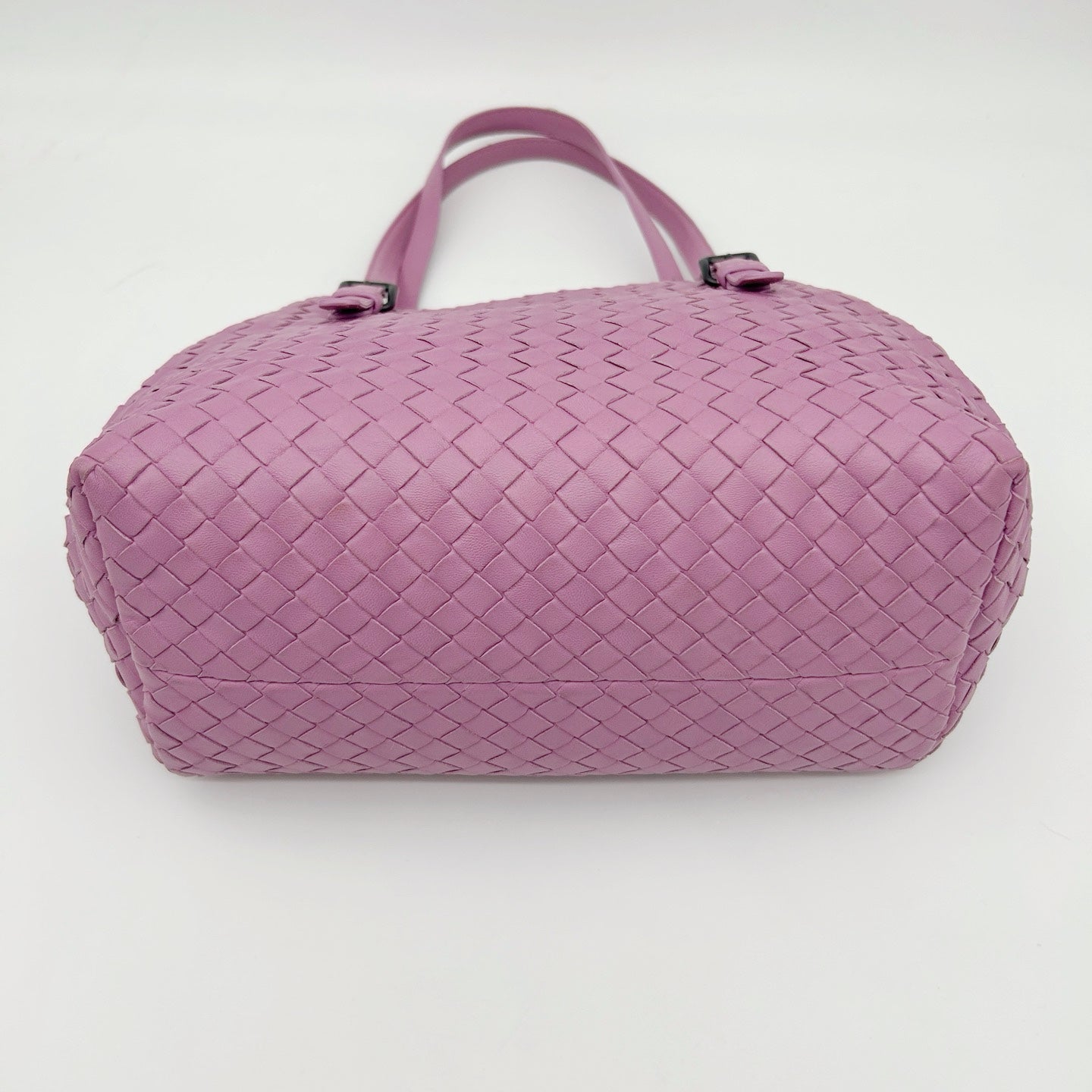 Bottega Veneta Purple Intrecciato Shoulder Tote Bag [Used]
