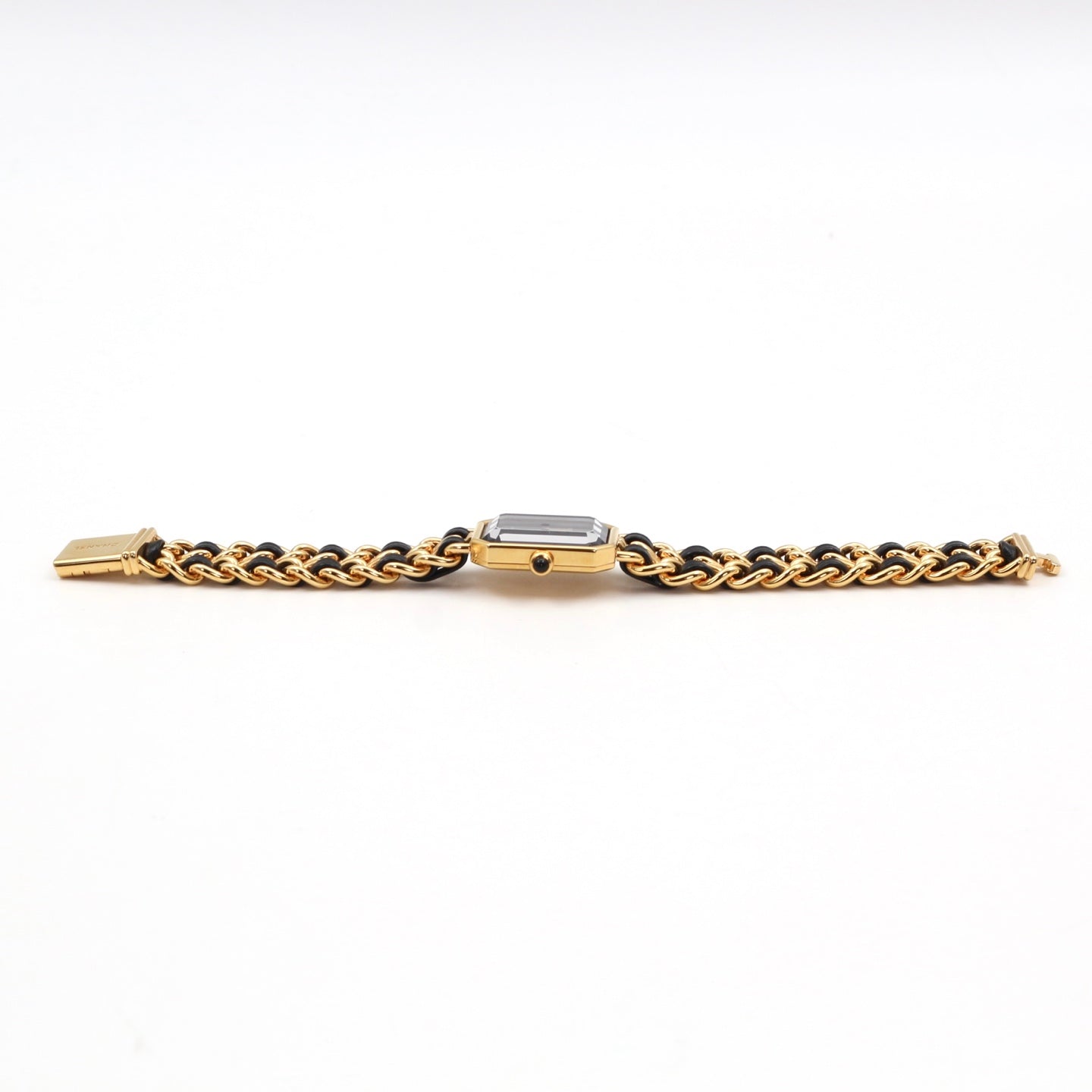 Chanel Première Black and Gold L Size Watch [Used]