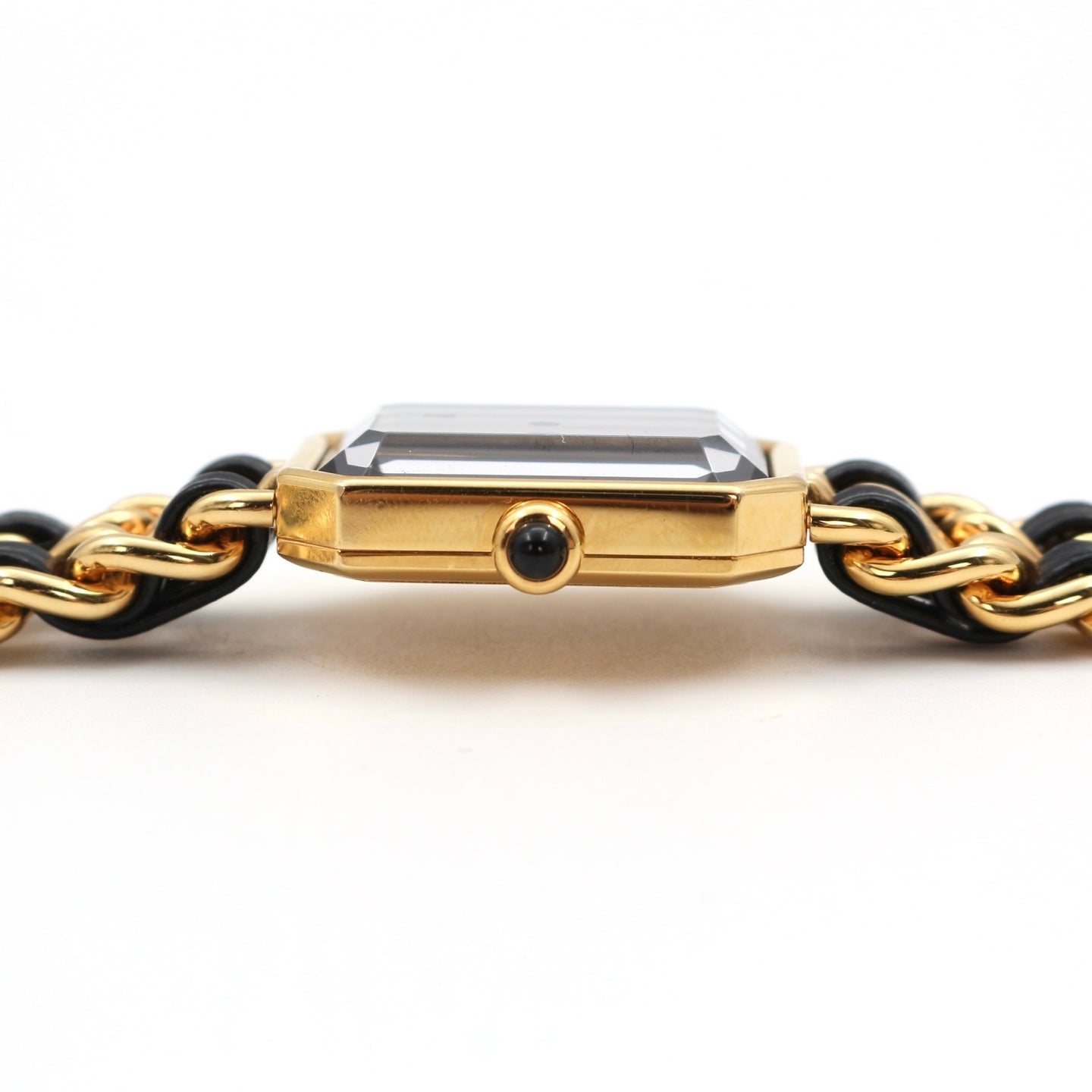 Chanel Première Black and Gold L Size Watch [Used]