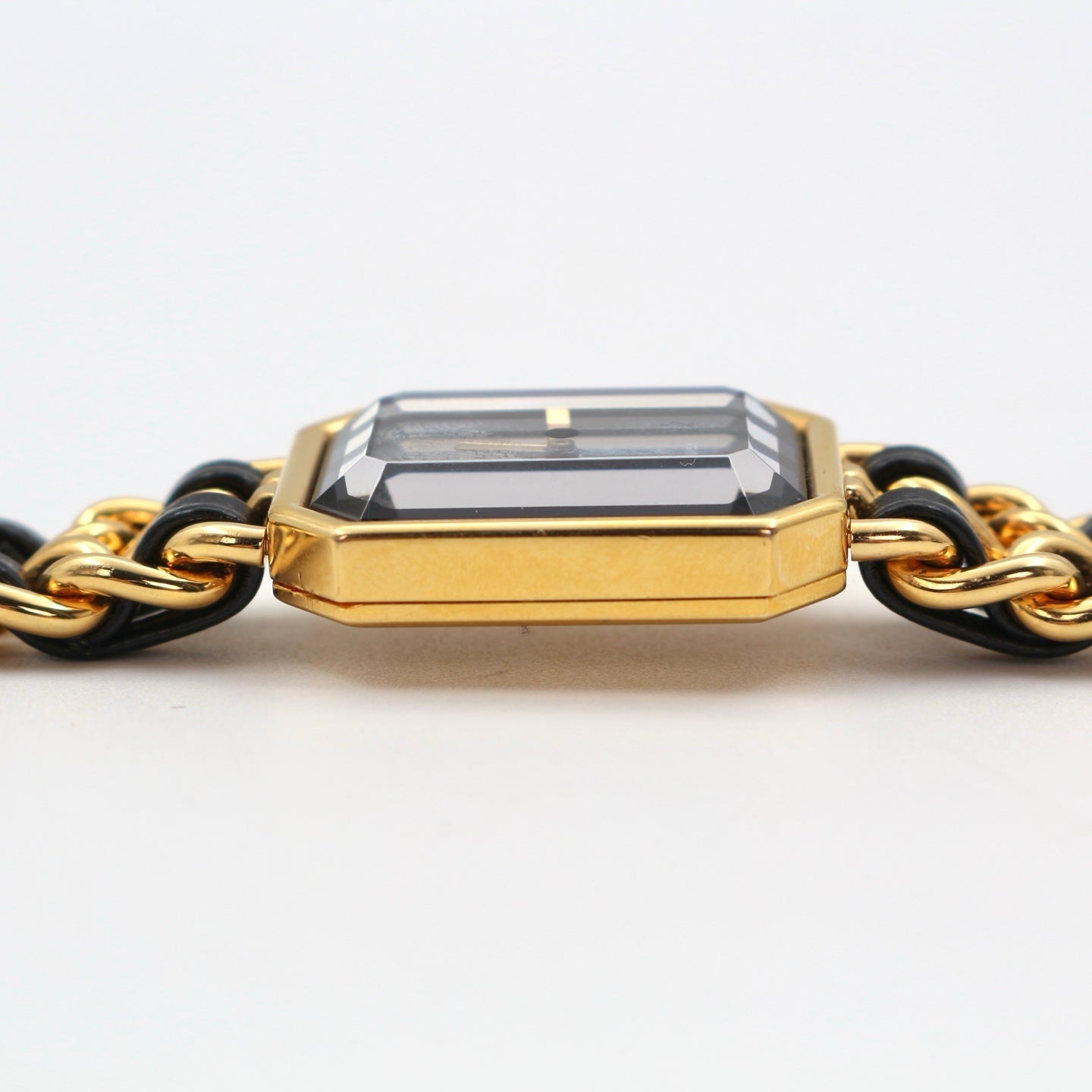 Chanel Première Black and Gold L Size Watch [Used]