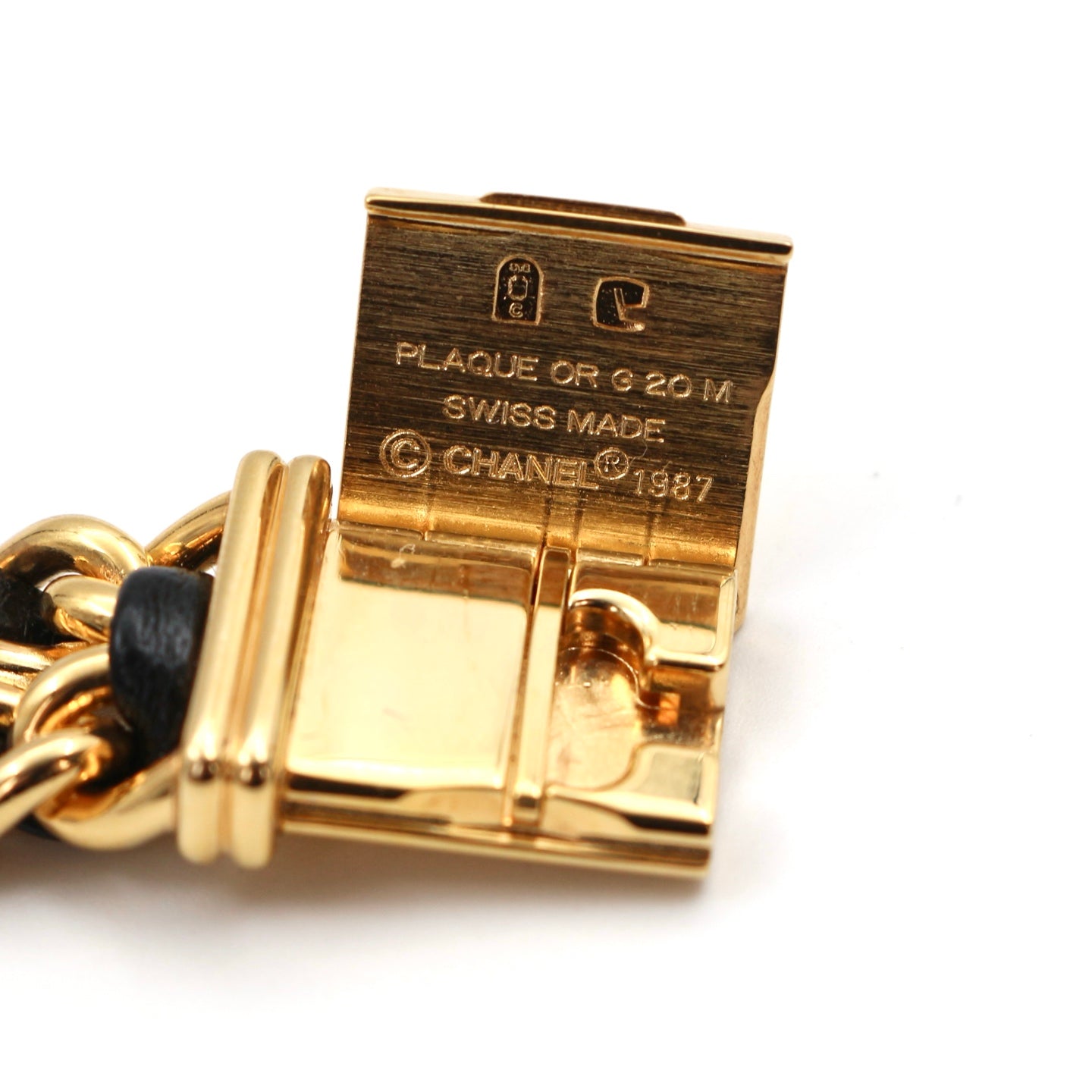 Chanel Première Black and Gold L Size Watch [Used]