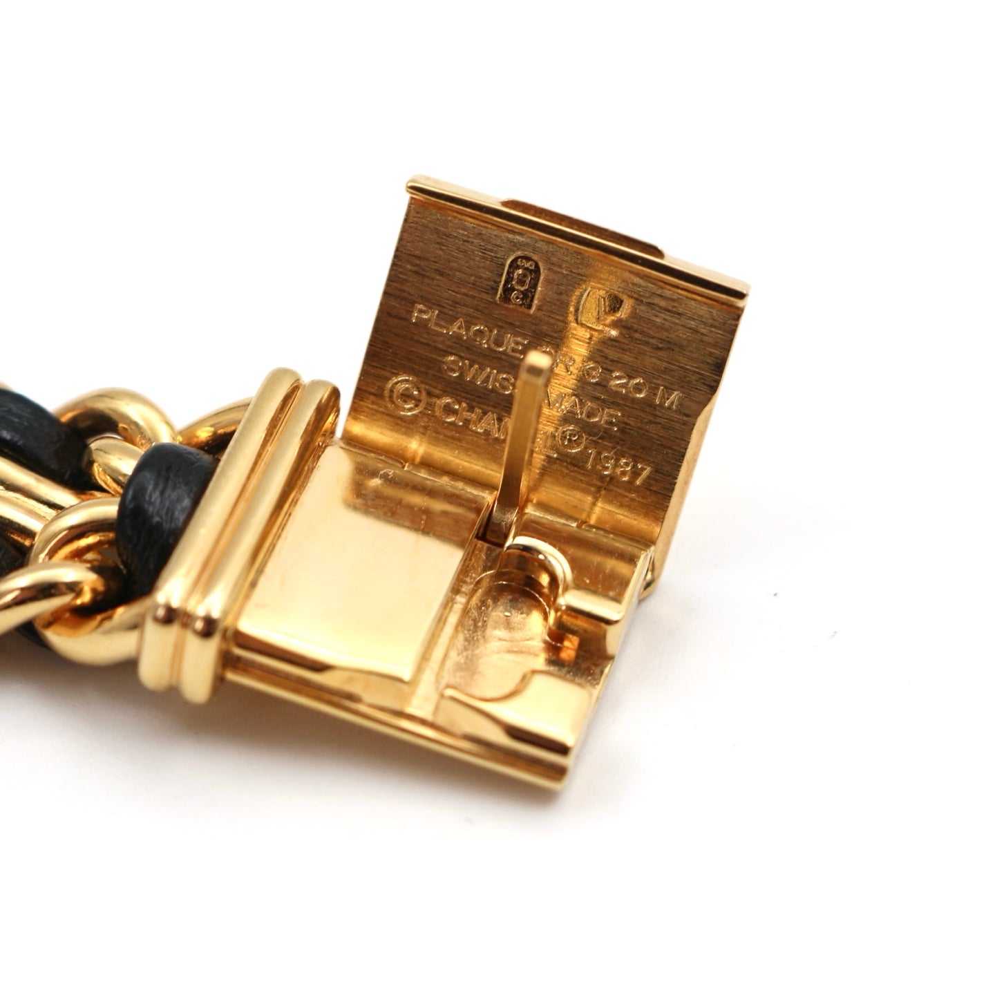 Chanel Première Black and Gold L Size Watch [Used]