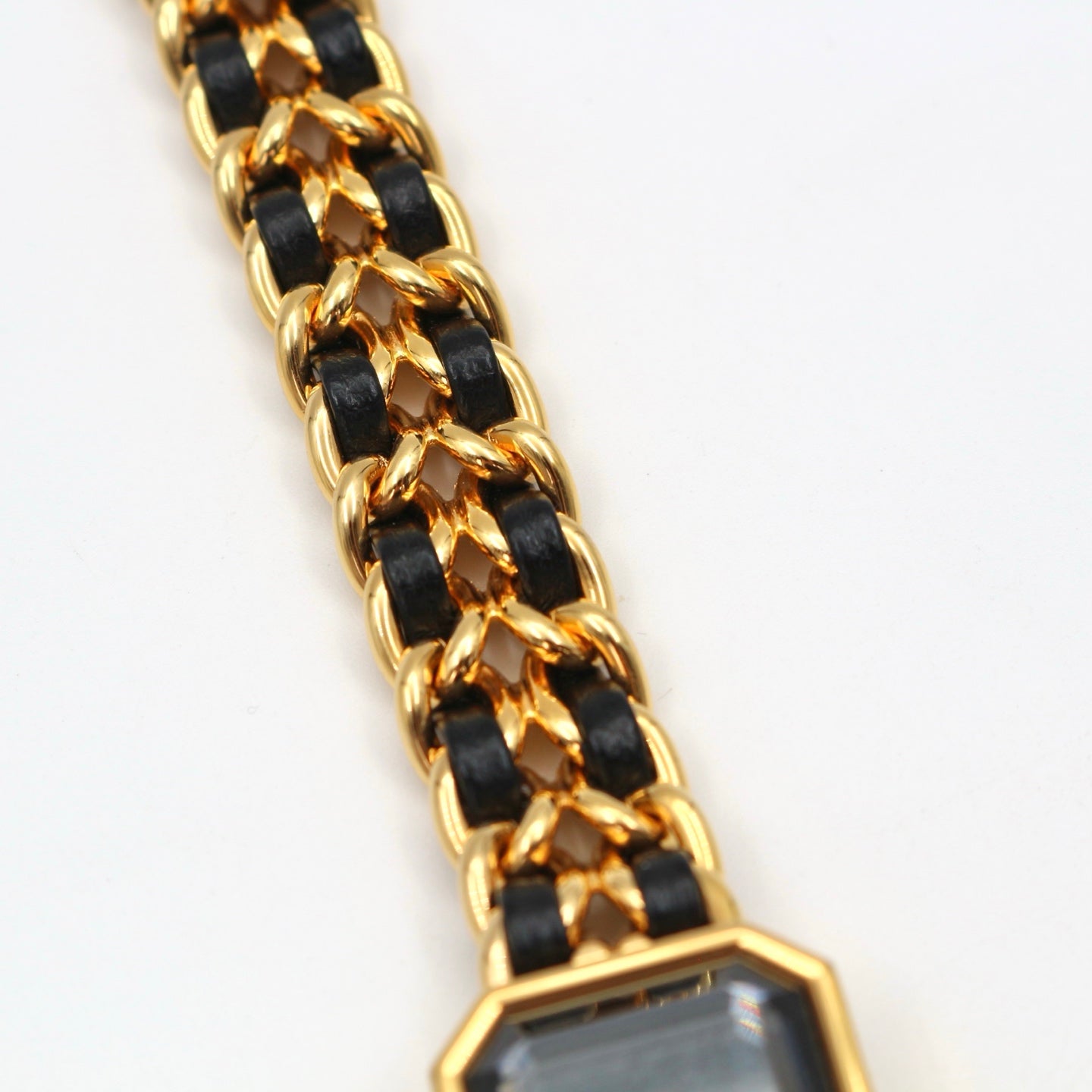 Chanel Première Black and Gold L Size Watch [Used]