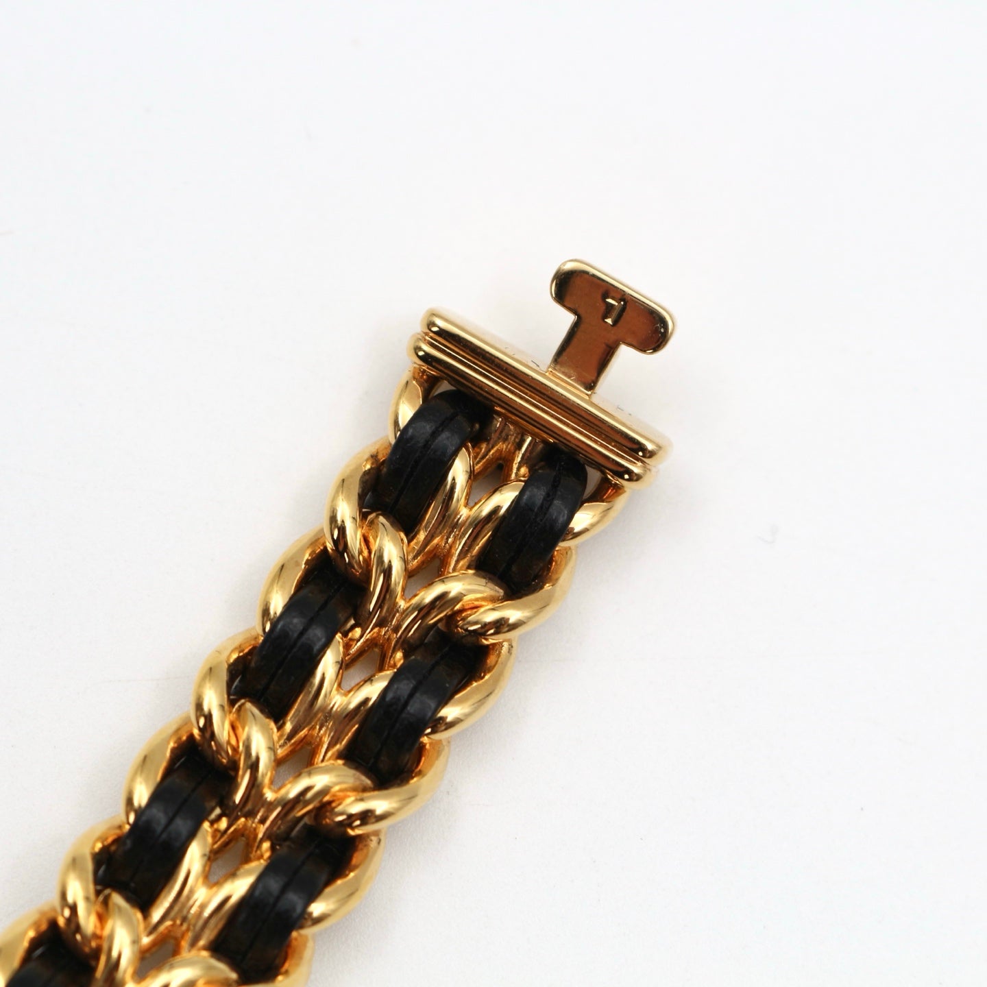 Chanel Première Black and Gold L Size Watch [Used]