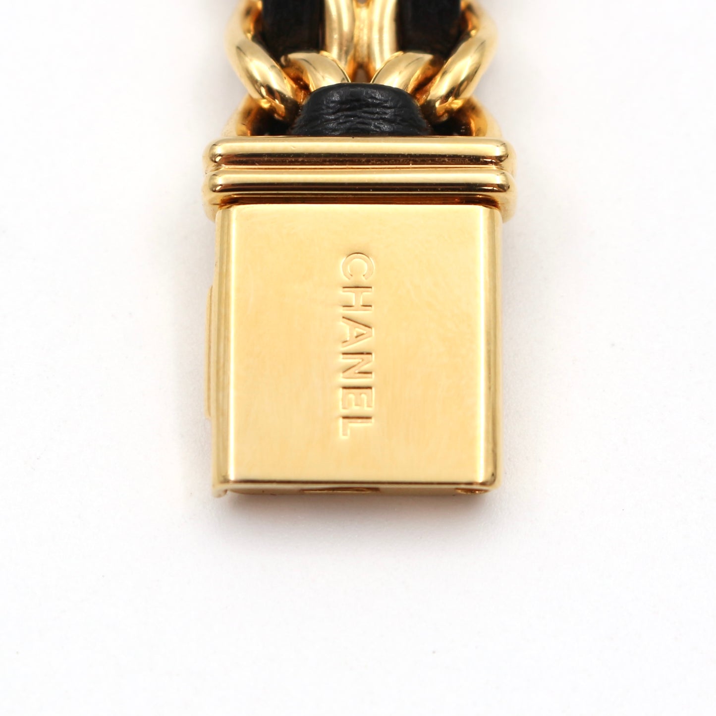 Chanel Première Black and Gold L Size Watch [Used]