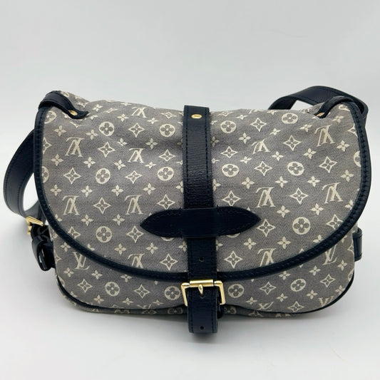 Louis Vuitton Mini Lin Monogram Blue Shoulder Bag [Used]