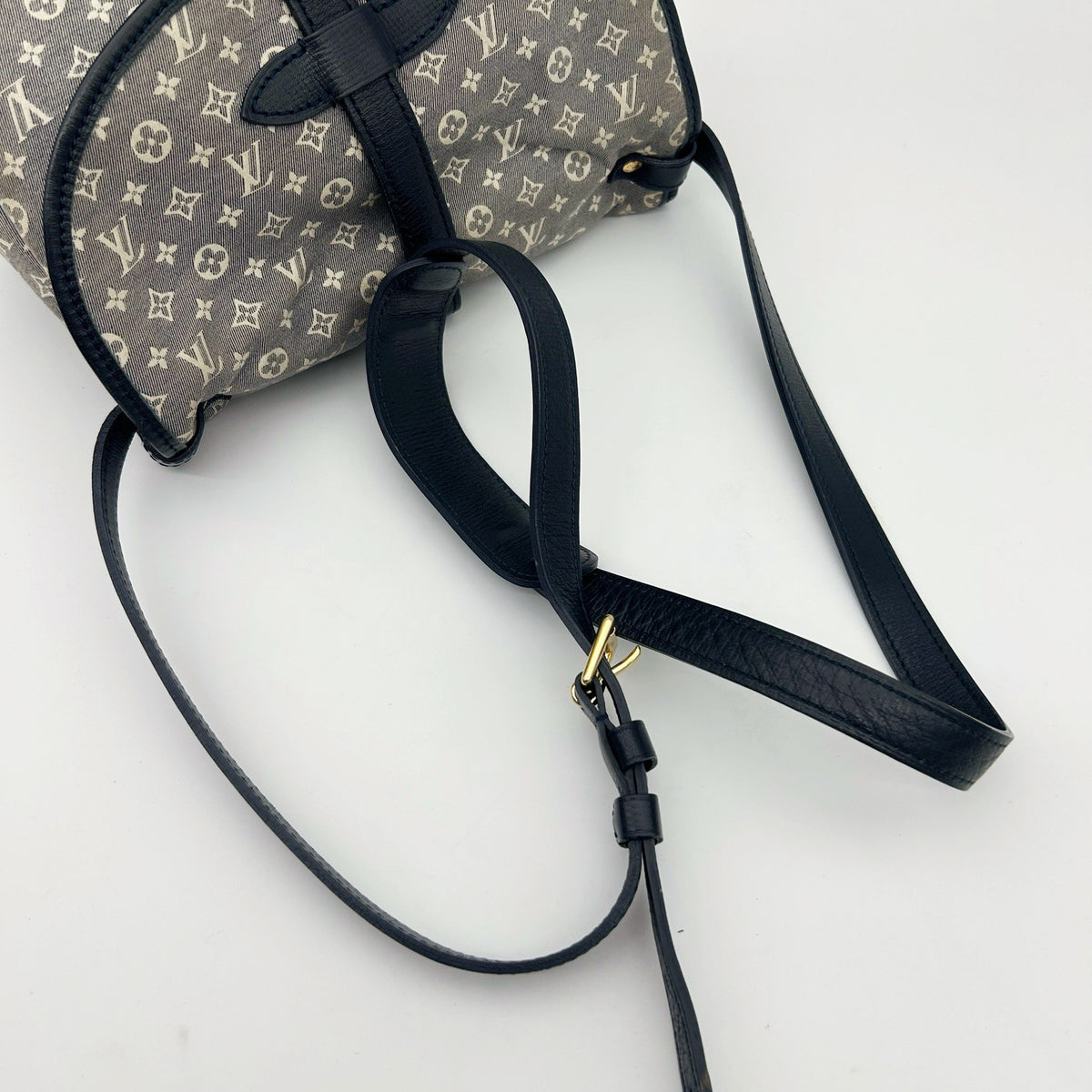 Louis Vuitton Mini Lin Monogram Blue Shoulder Bag [Used]