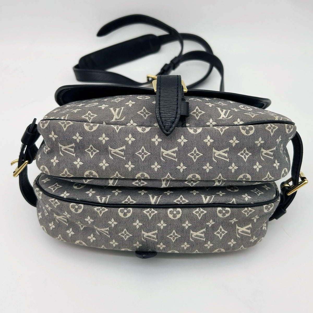 Louis Vuitton Mini Lin Monogram Blue Shoulder Bag [Used]