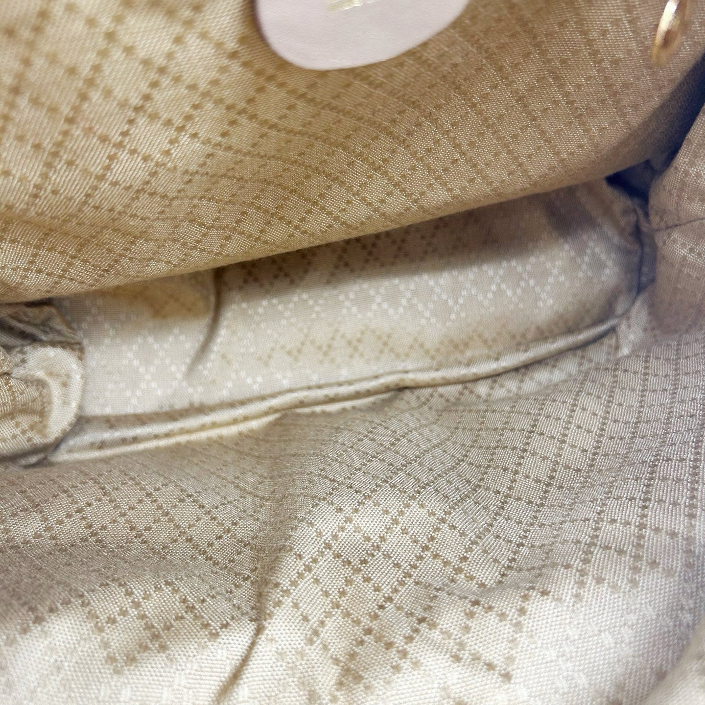 Gucci Bamboo Leather Backpack Beige Large [Used]