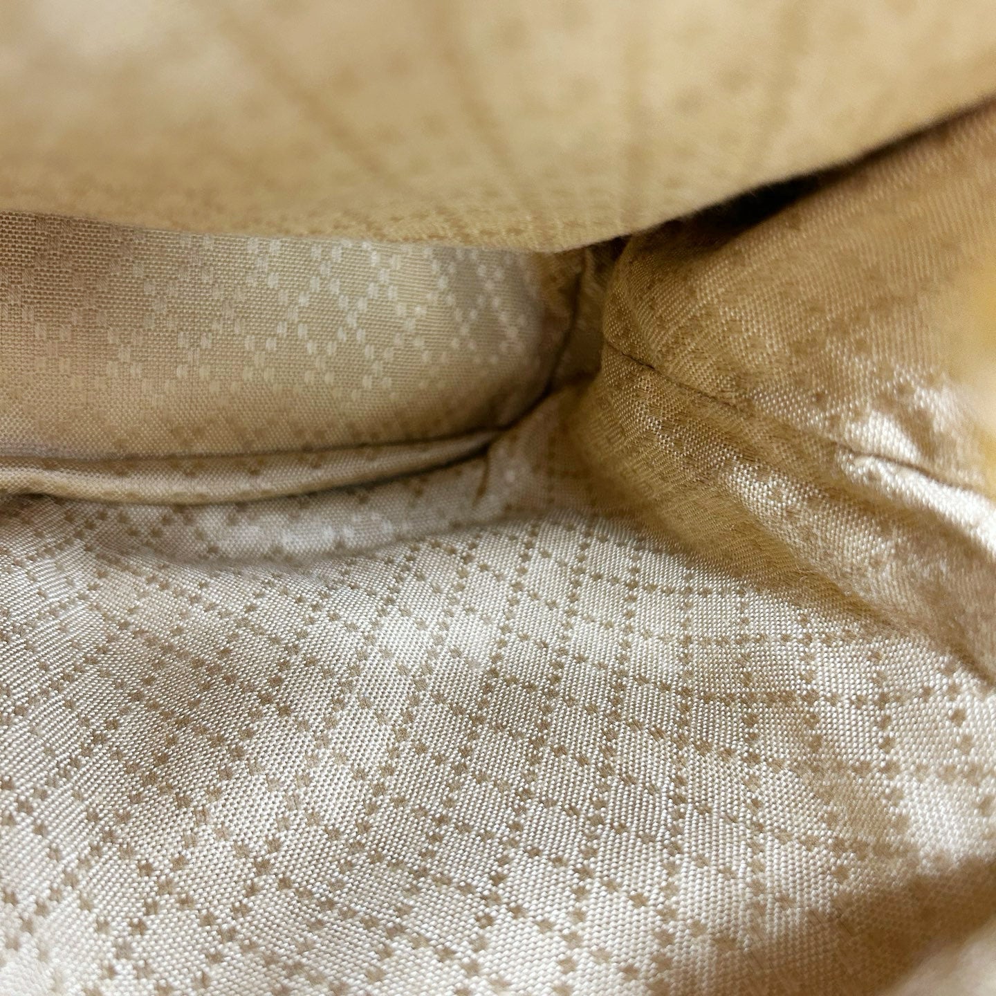 Gucci Bamboo Leather Backpack Beige Large [Used]