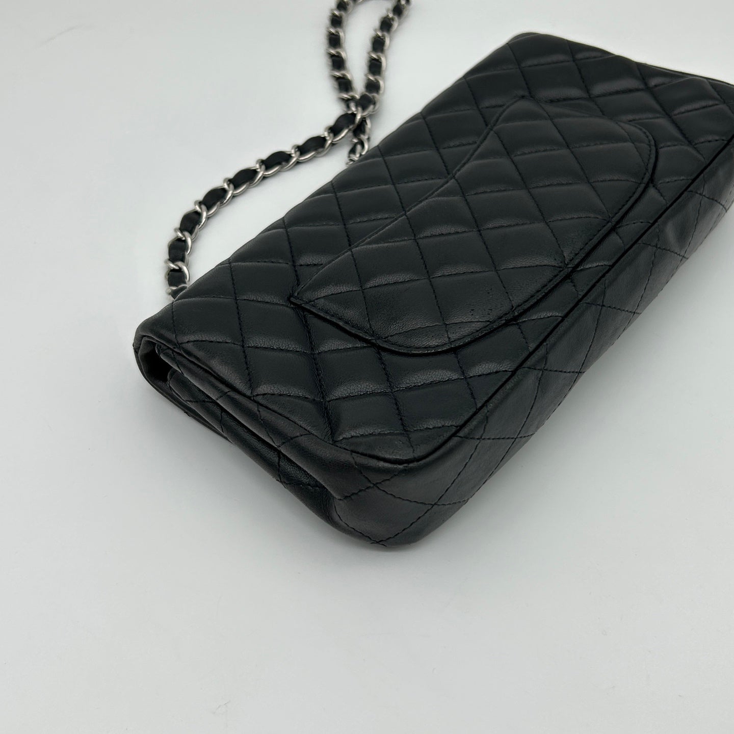 Chanel Quilted Lambskin CF Shoulder Bag Black [Used]