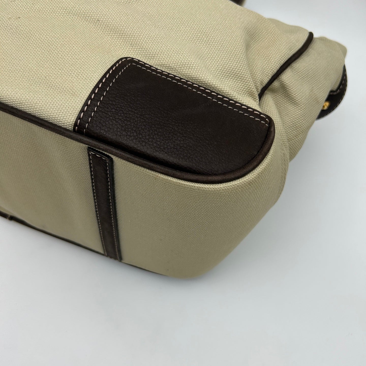 Loewe Anagram Canvas 2-Way Tote Bag Beige / Brown [Used]