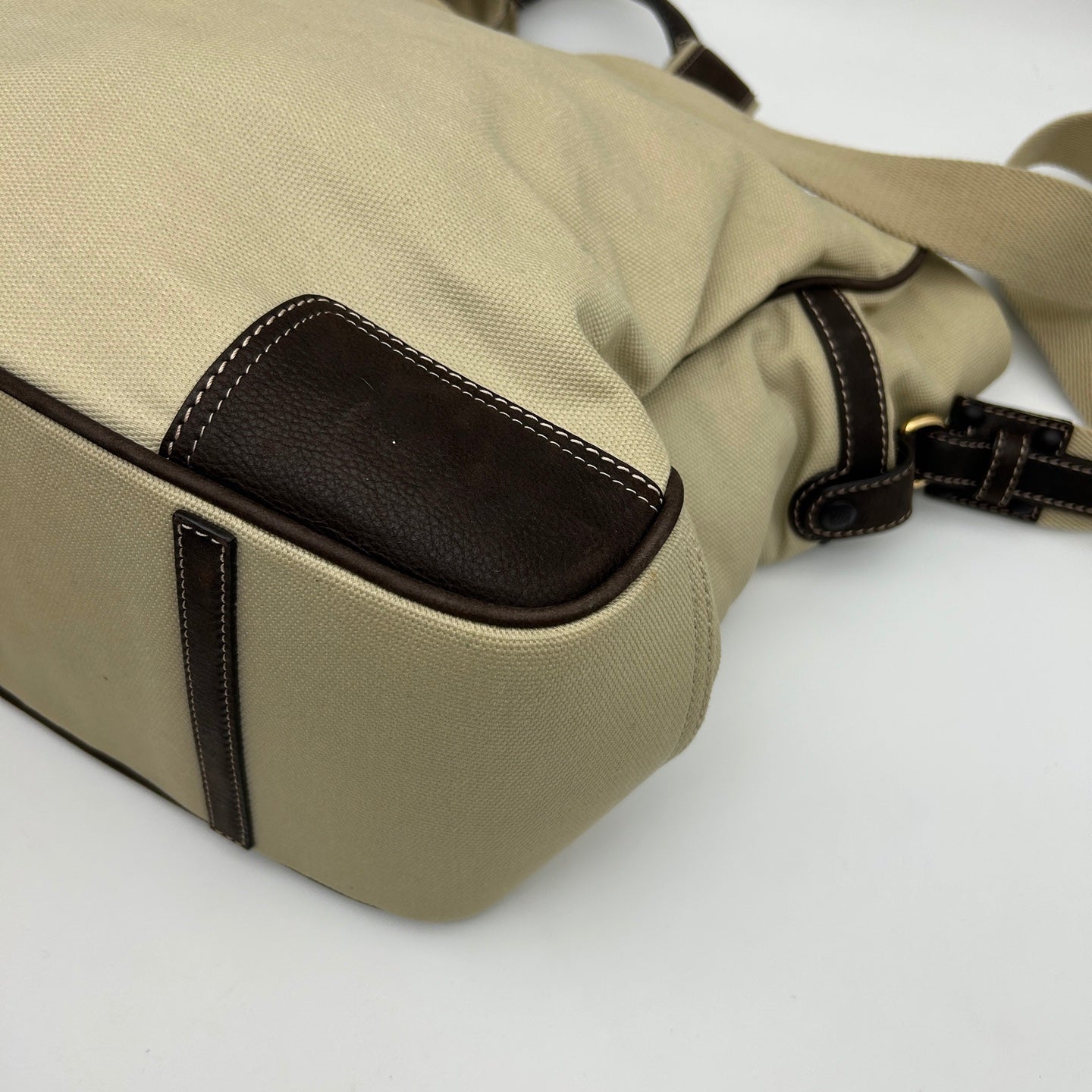 Loewe Anagram Canvas 2-Way Tote Bag Beige / Brown [Used]