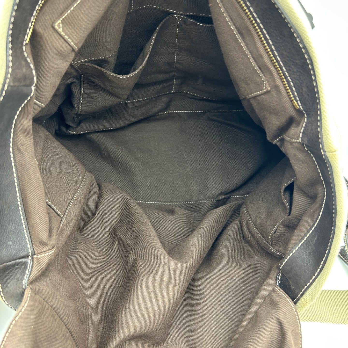 Loewe Anagram Canvas 2-Way Tote Bag Beige / Brown [Used]