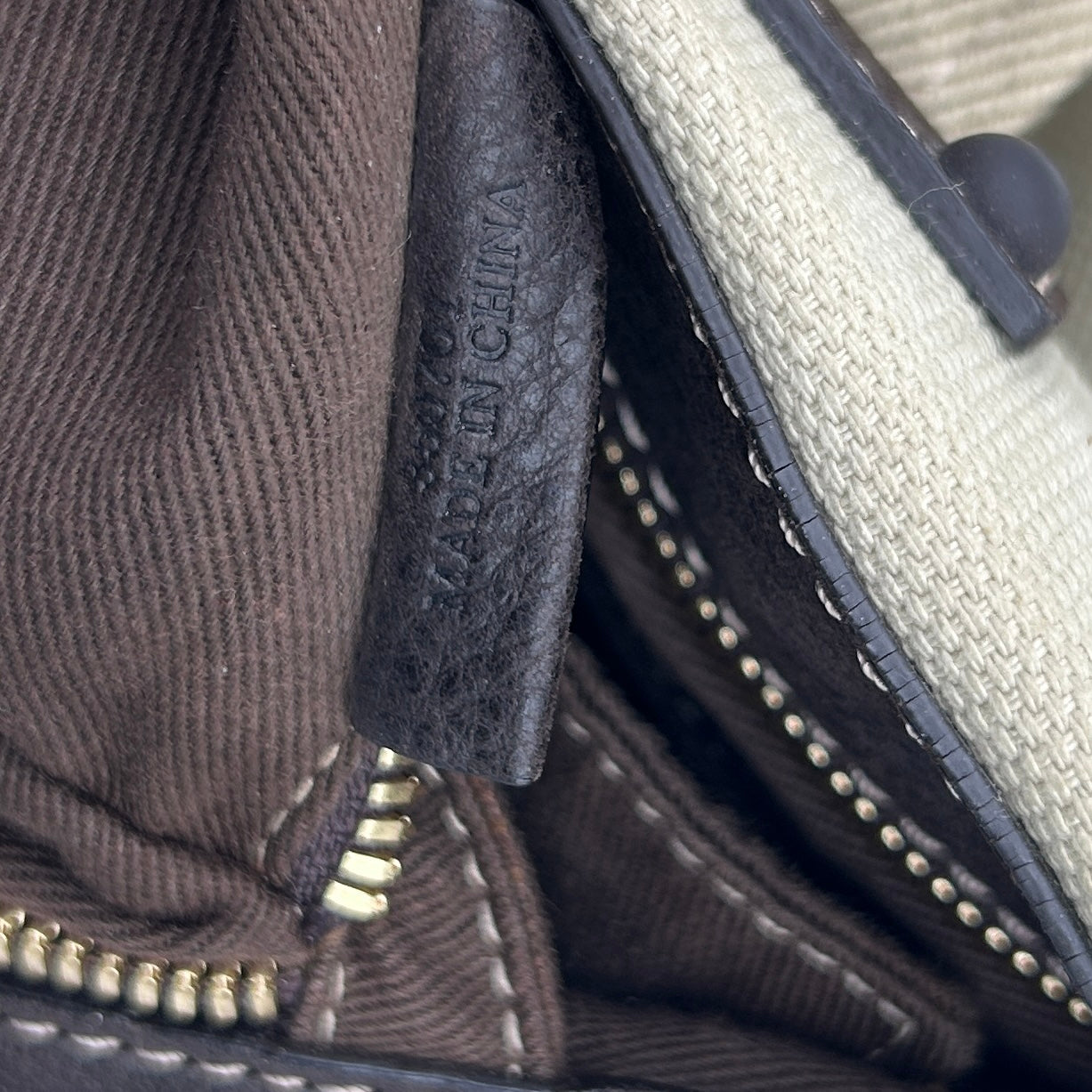 Loewe Anagram Canvas 2-Way Tote Bag Beige / Brown [Used]