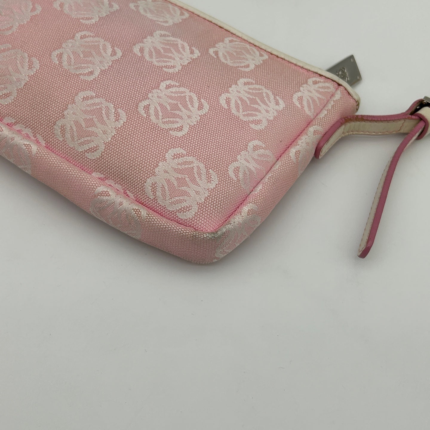 Loewe Anagram Jacquard Mini Shoulder Bag Pink [Used]