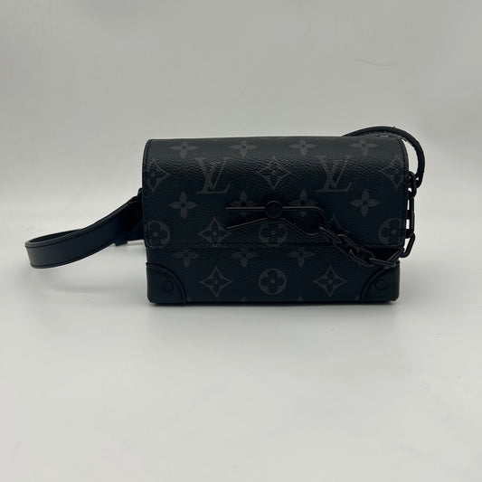 Louis Vuitton Monogram Eclipse Soft Trunk Wallet Black [Used]