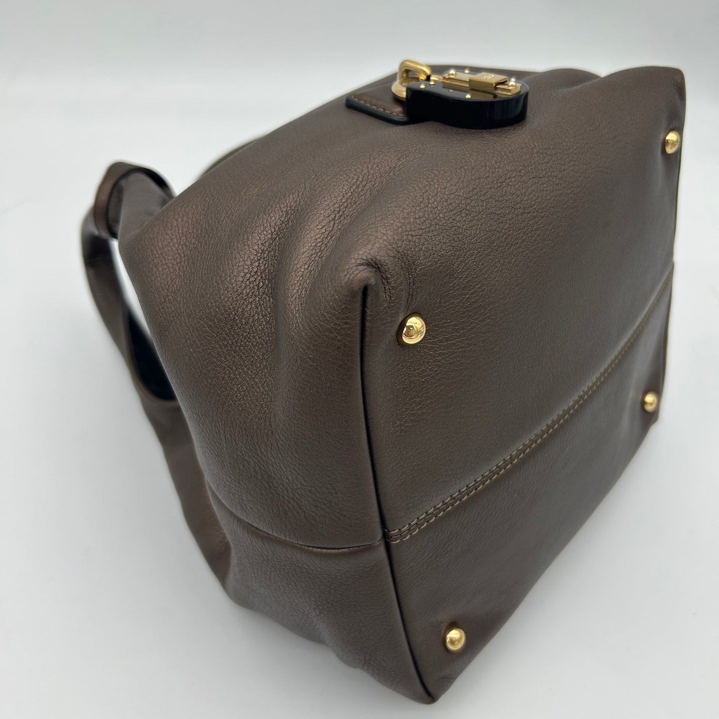 Loewe Leather Hobo Bag Bronze [Used]