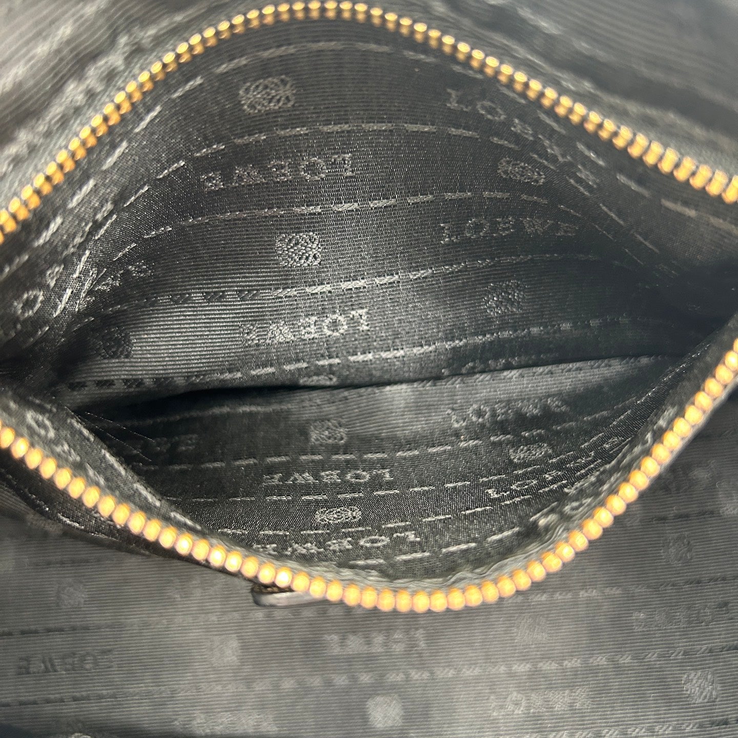 Loewe Leather Hobo Bag Bronze [Used]