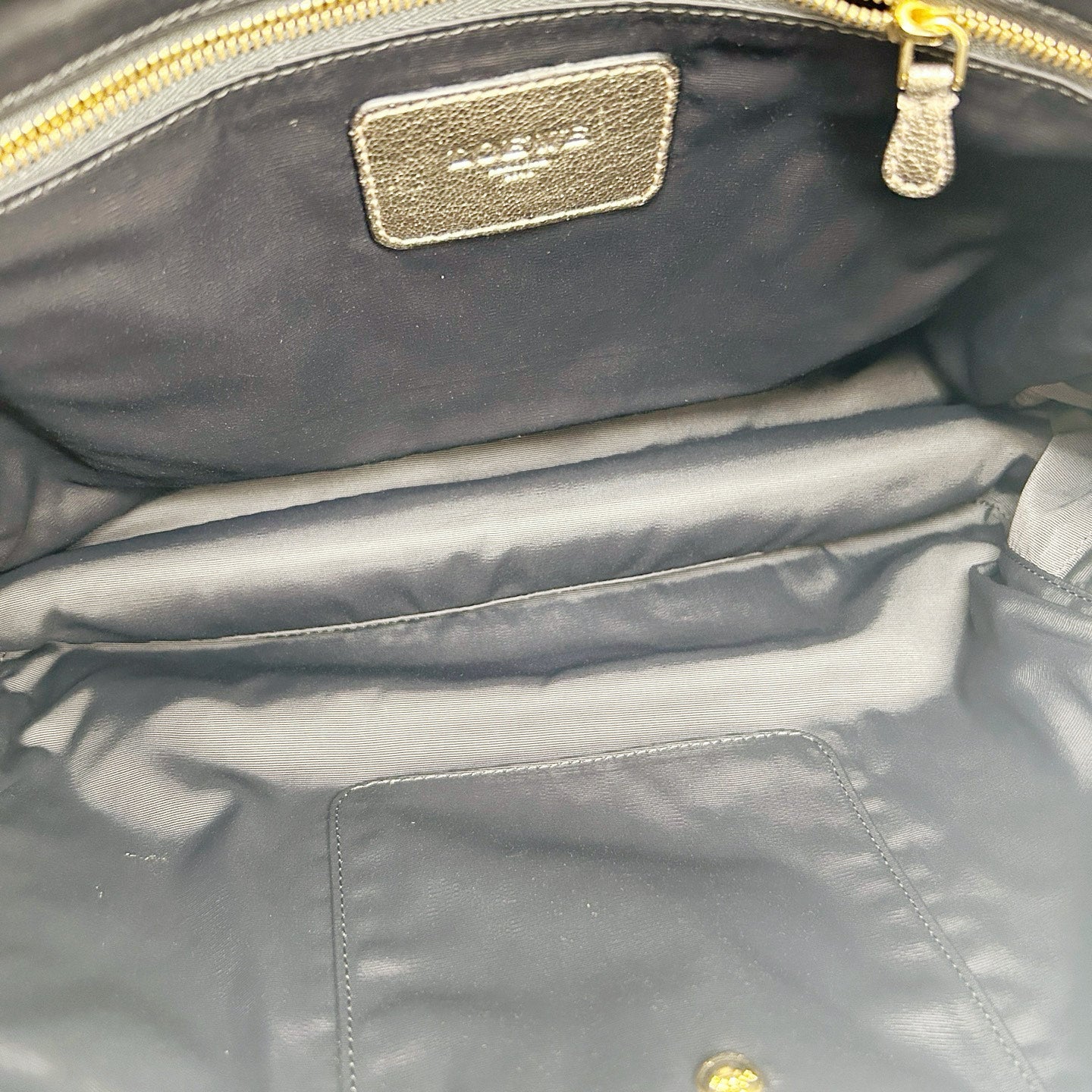Loewe Metallic Bronze Anagram Flap Shoulder Bag [Used]