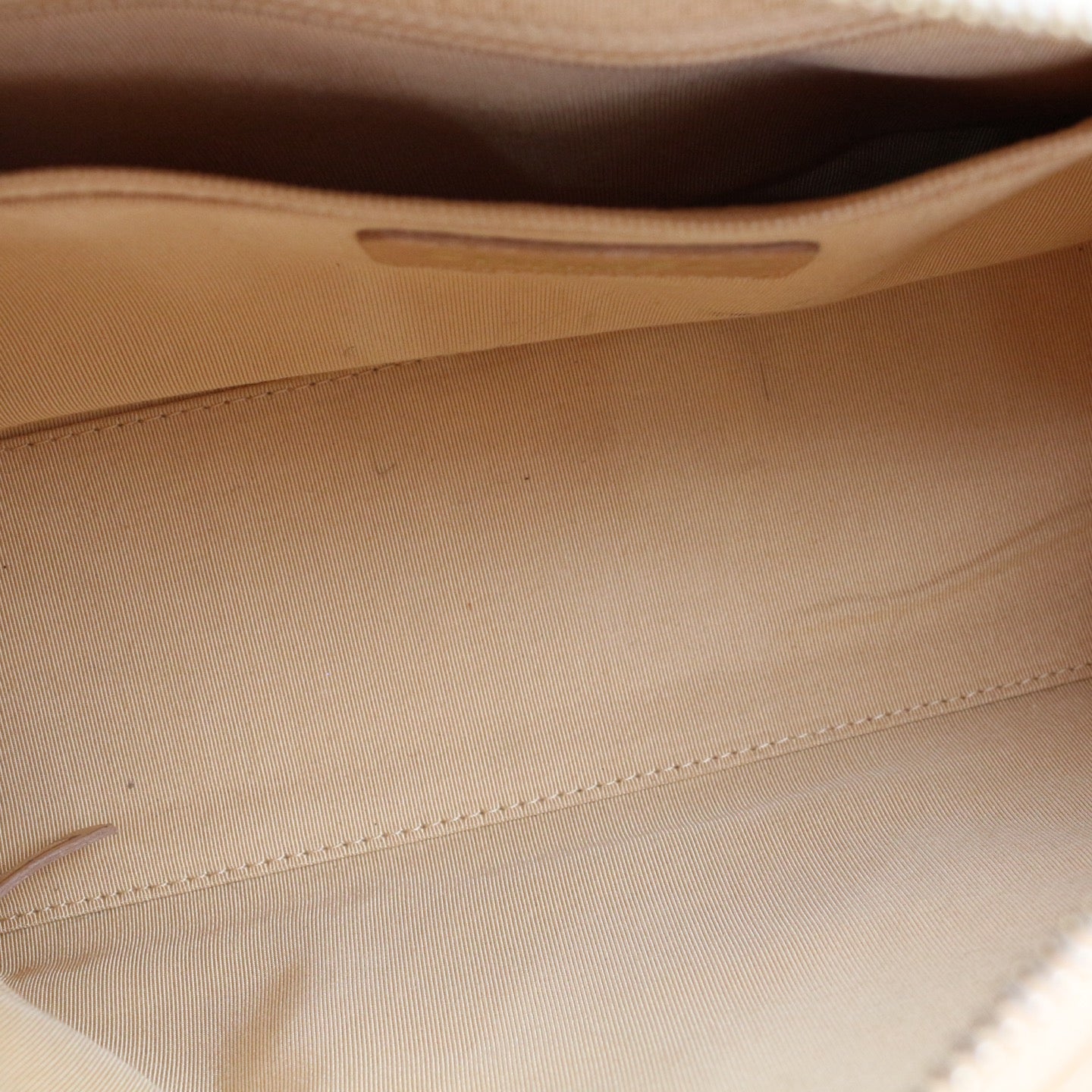 CHANEL Beige Caviar Leather Small Bowling Bag [Used]