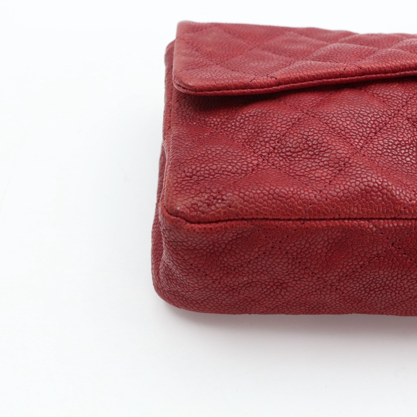 CHANEL Red Caviar Leather 2.55 Reissue Flap Bag [Used]