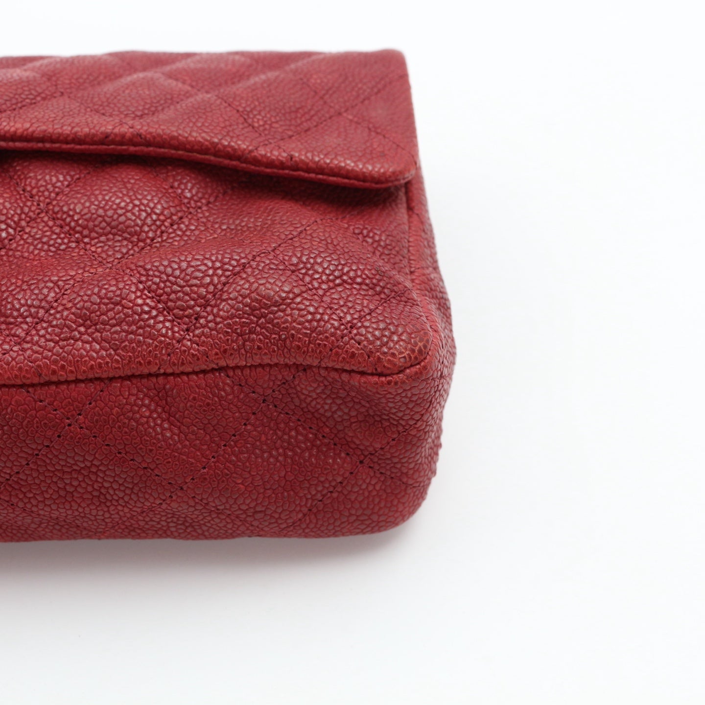 CHANEL Red Caviar Leather 2.55 Reissue Flap Bag [Used]