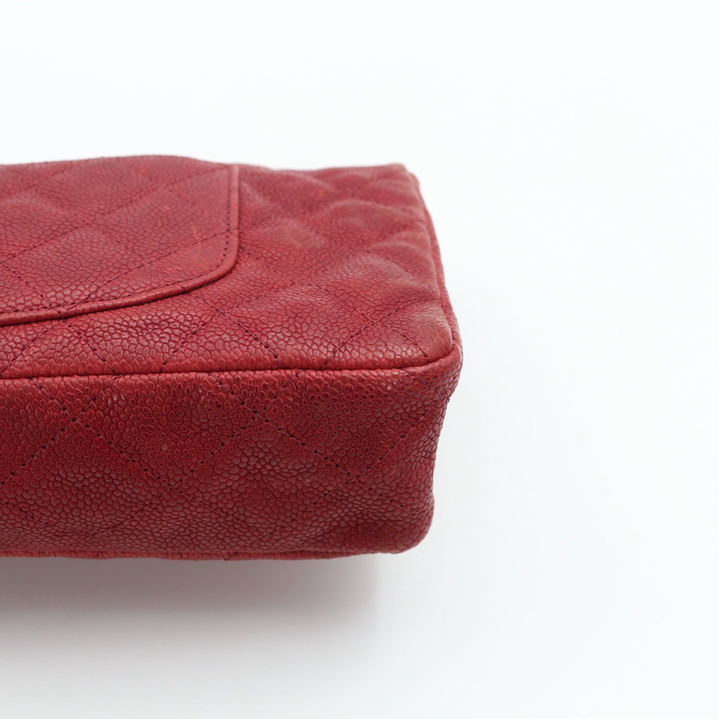 CHANEL Red Caviar Leather 2.55 Reissue Flap Bag [Used]