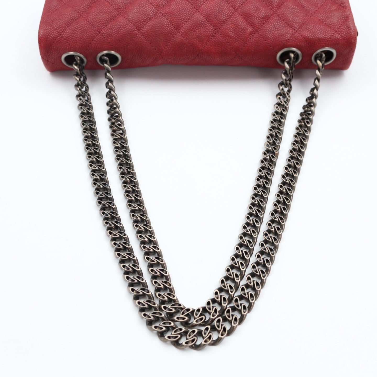 CHANEL Red Caviar Leather 2.55 Reissue Flap Bag [Used]