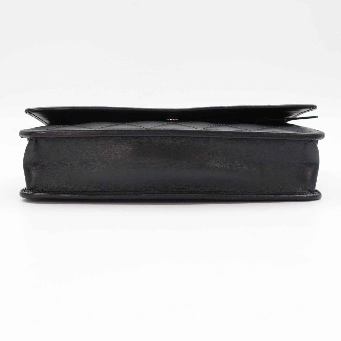 CHANEL Black Cambon Ligne Wallet On Chain [Used]