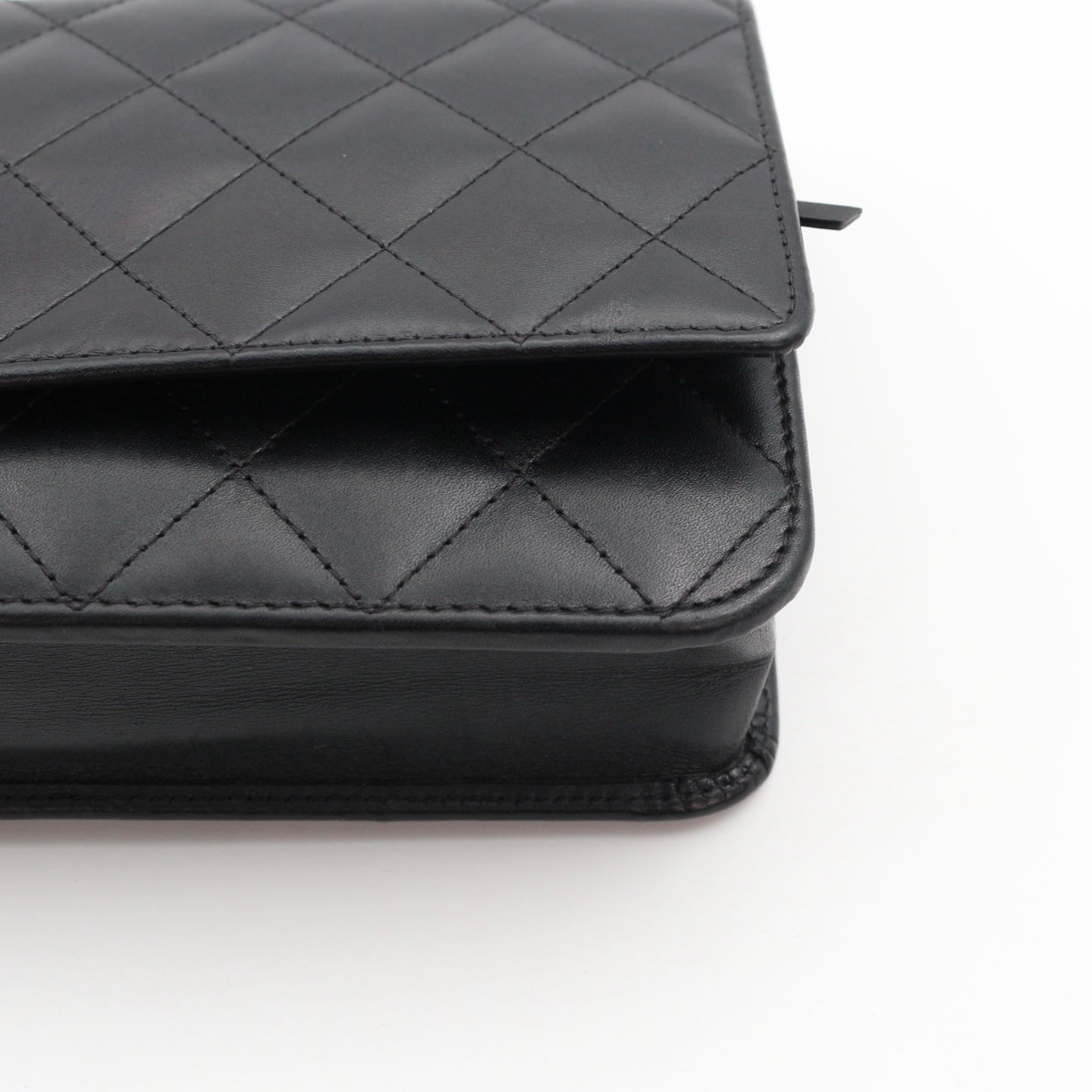 CHANEL Black Cambon Ligne Wallet On Chain [Used]