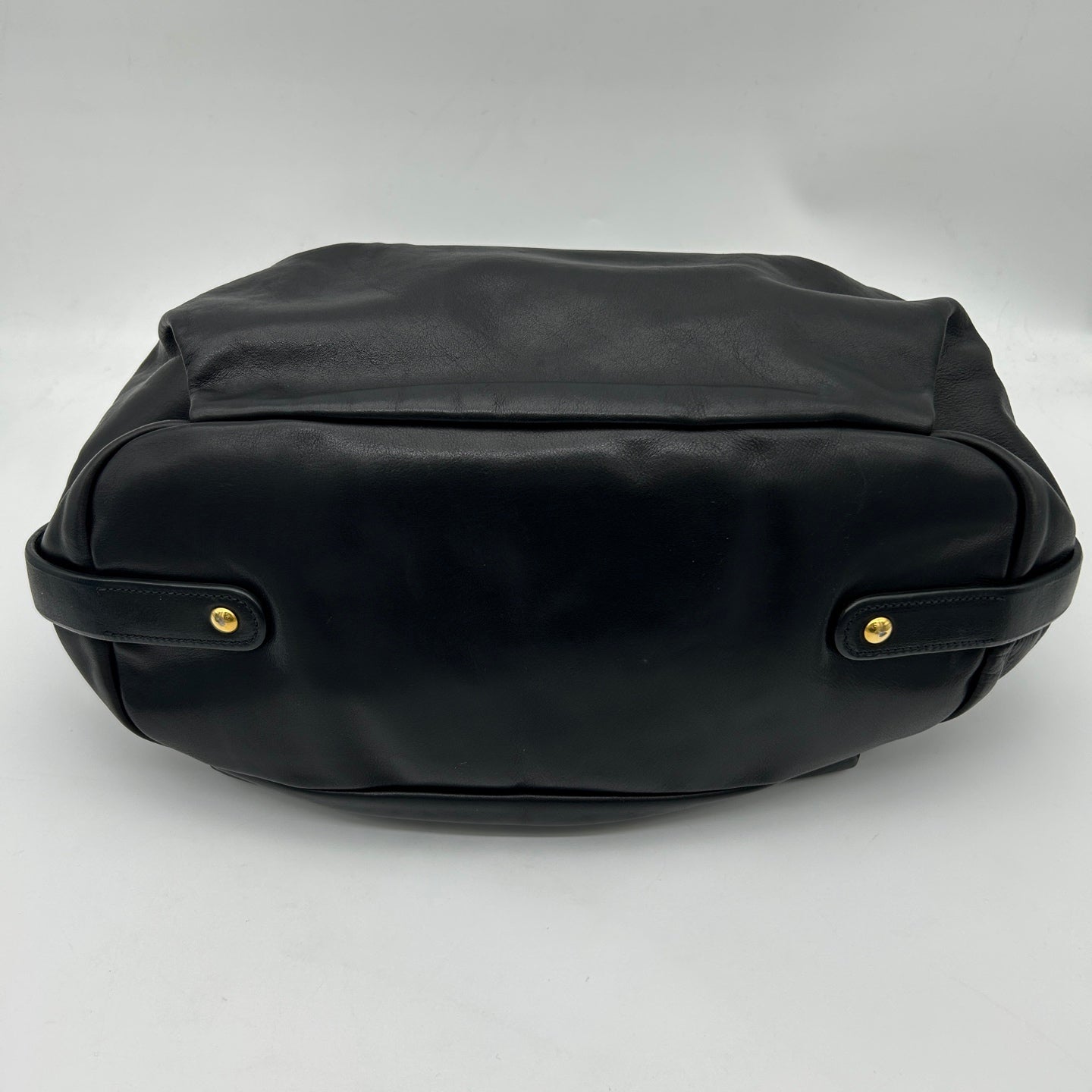 Prada Black Leather Ring Hobo Bag [Used]