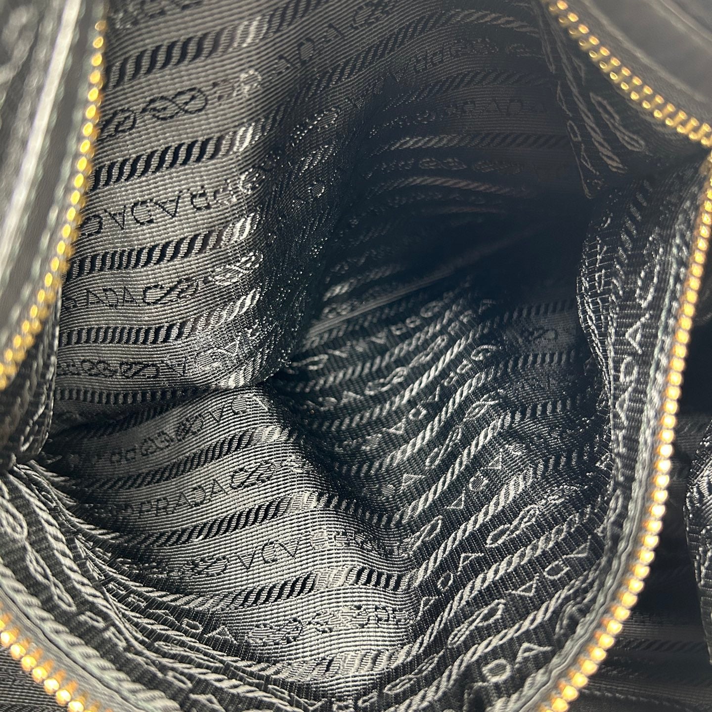 Prada Black Leather Ring Hobo Bag [Used]