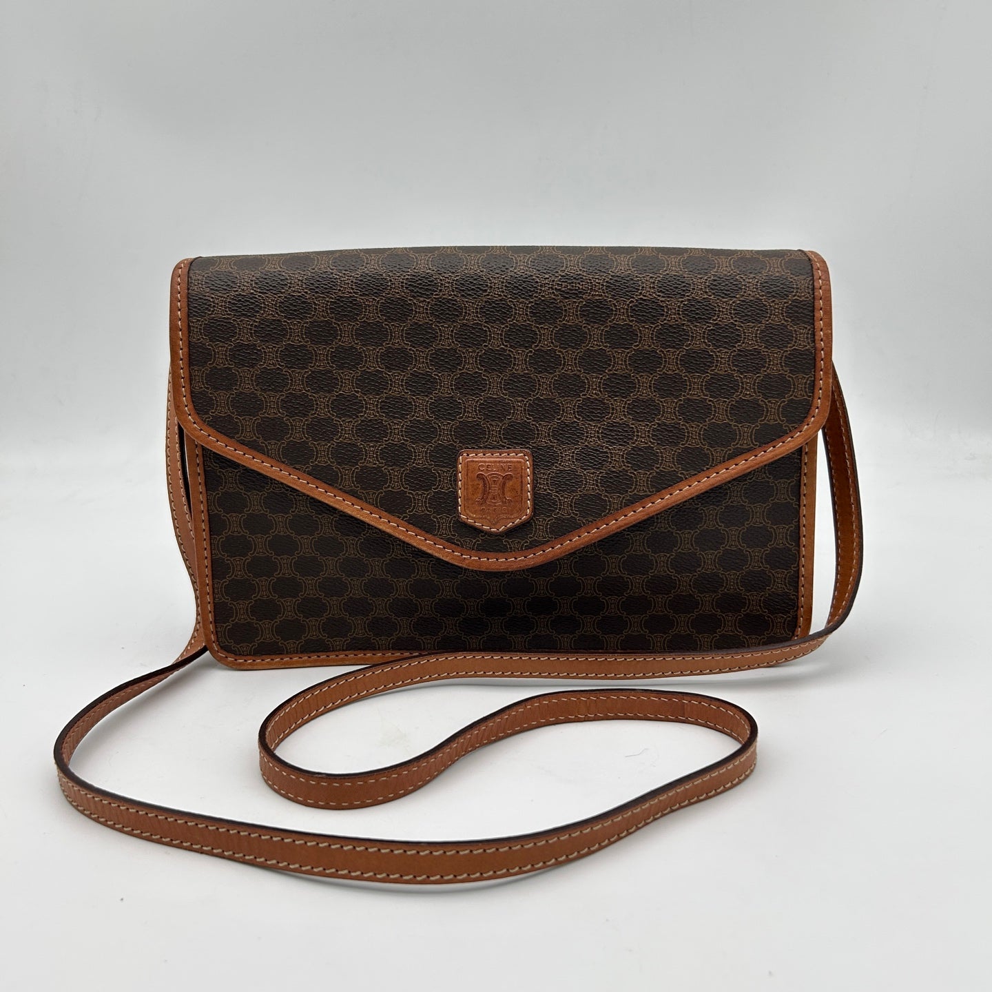 CELINE Macadam Envelope Crossbody Bag [Used]