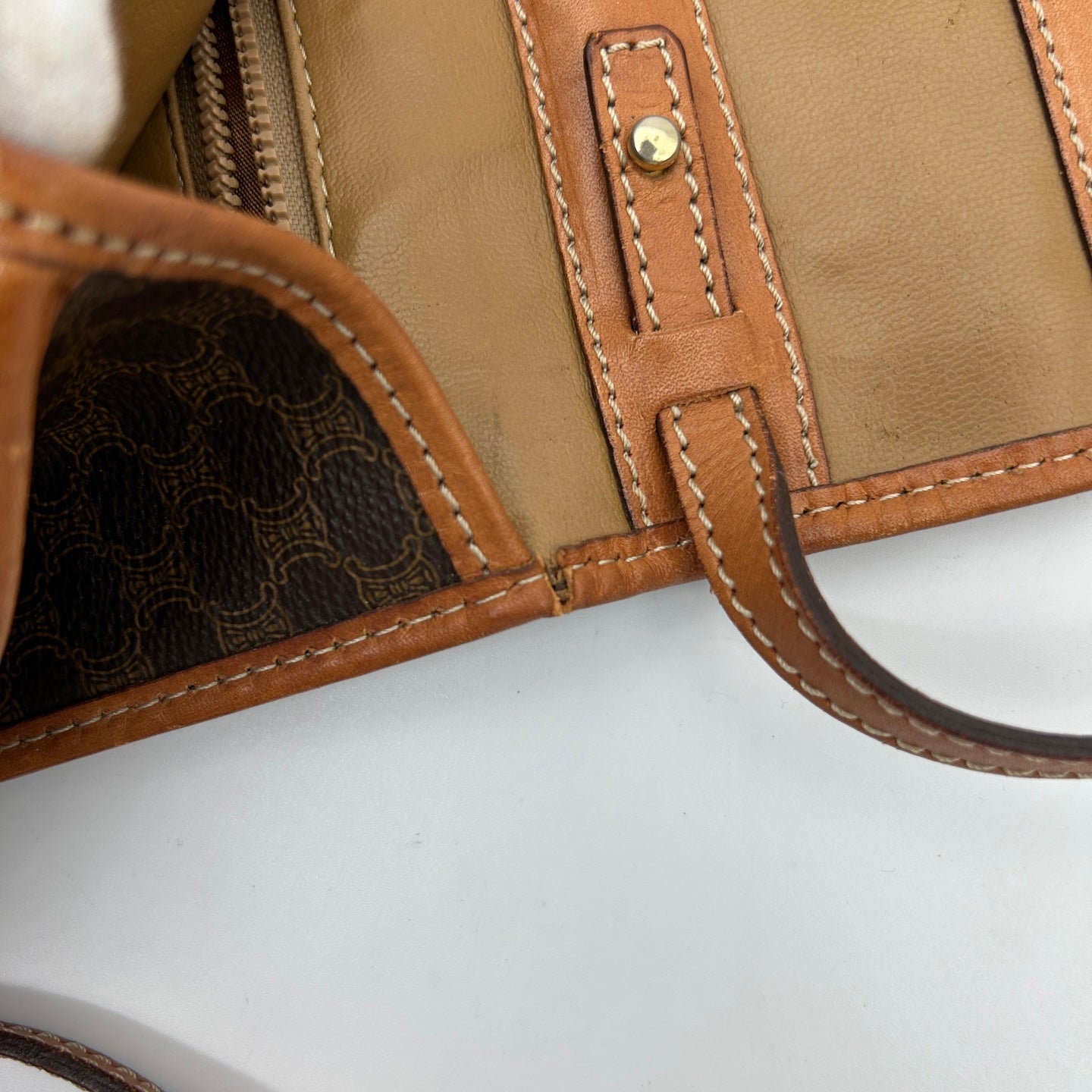 CELINE Macadam Envelope Crossbody Bag [Used]