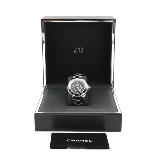 CHANEL J12 Black Ceramic Quartz Watch 33mm [Used]