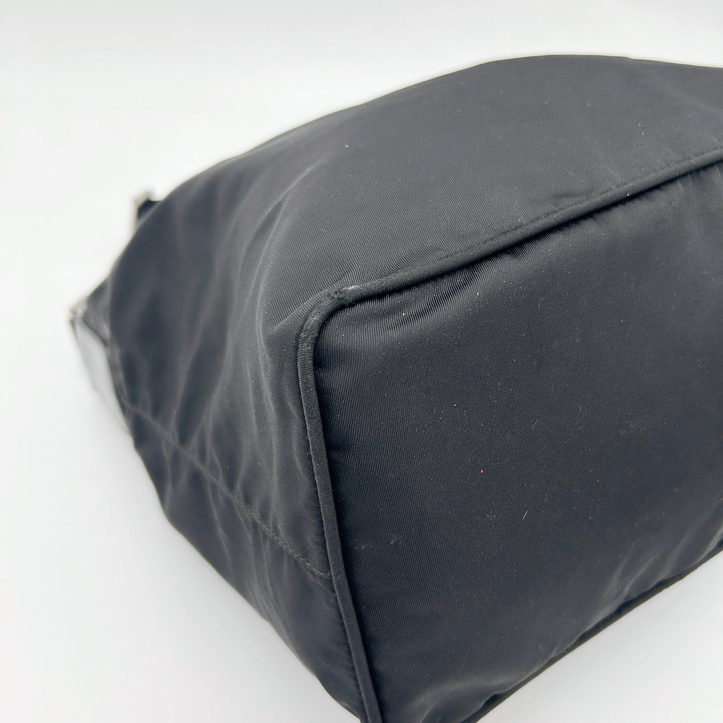 PRADA Black Nylon Hobo Shoulder Bag [Used]